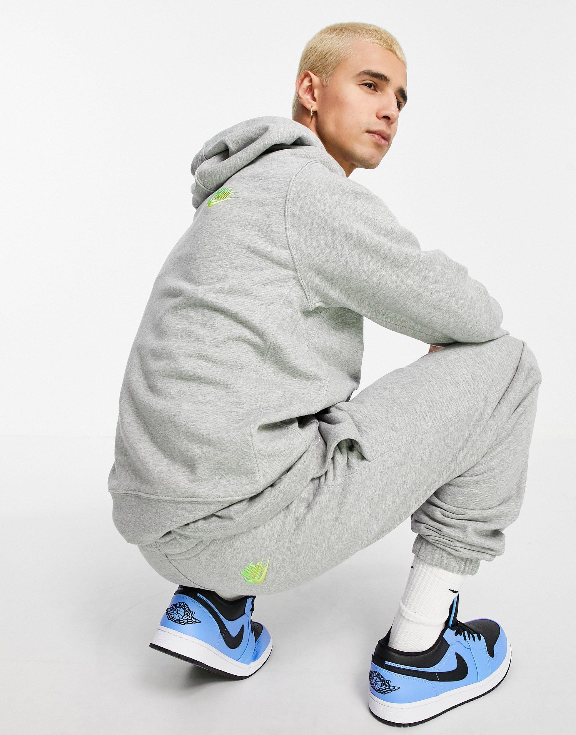 Essential - sweat à capuche en molleton avec logos multiples Nike pour  homme en coloris Gris | Lyst