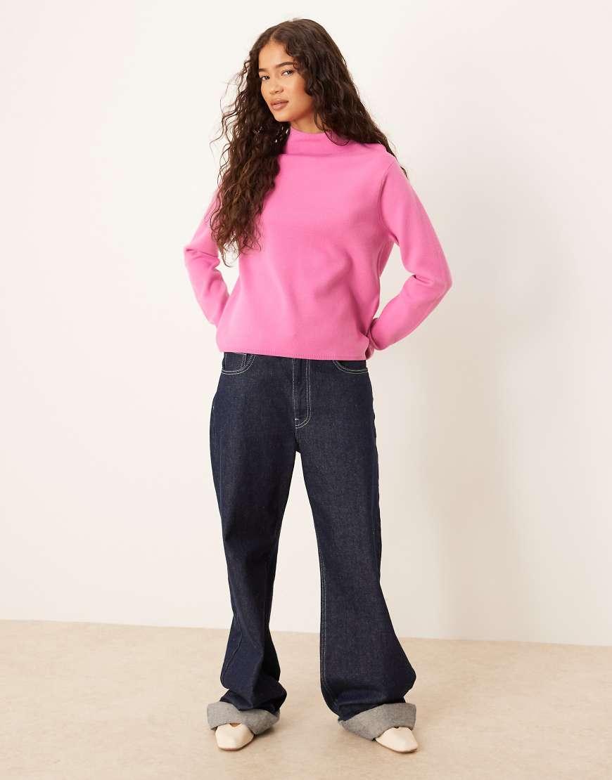 Mango Jersey Rojo De Cuello Alto Jerséis Y Prendas De Punto Mango