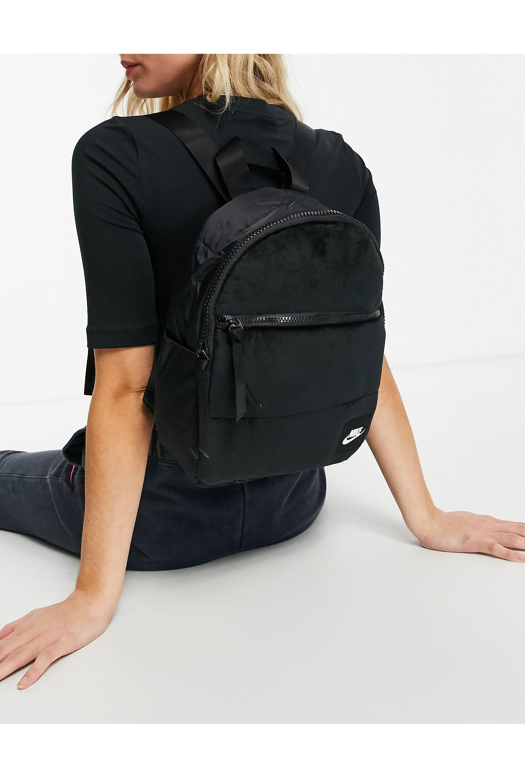 nike mini backpack black