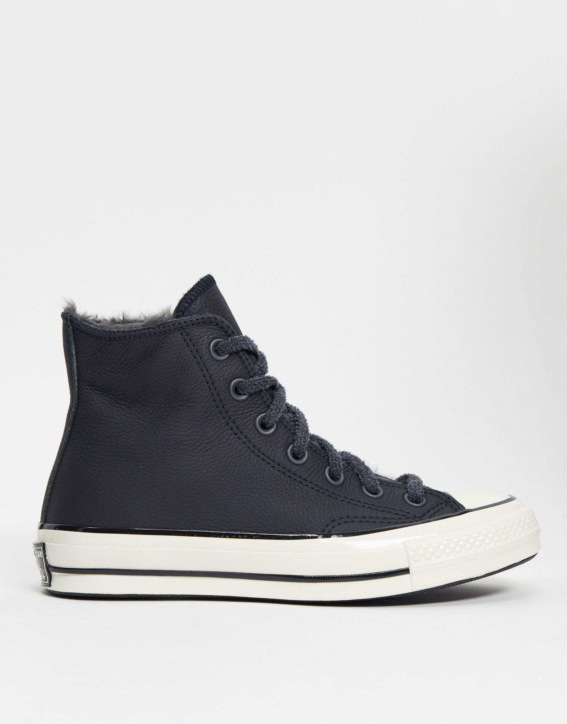 Fur lined converse sale