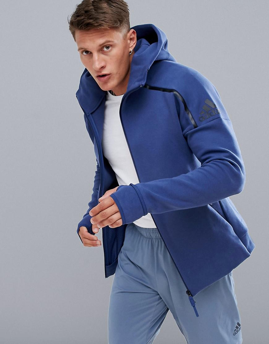adidas Originals Adidas Zne 2 Hoodie in Navy (Blue) for Men - Lyst
