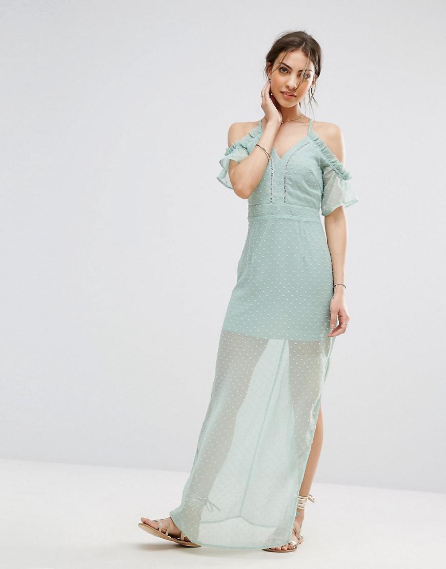 boohoo chiffon maxi dress