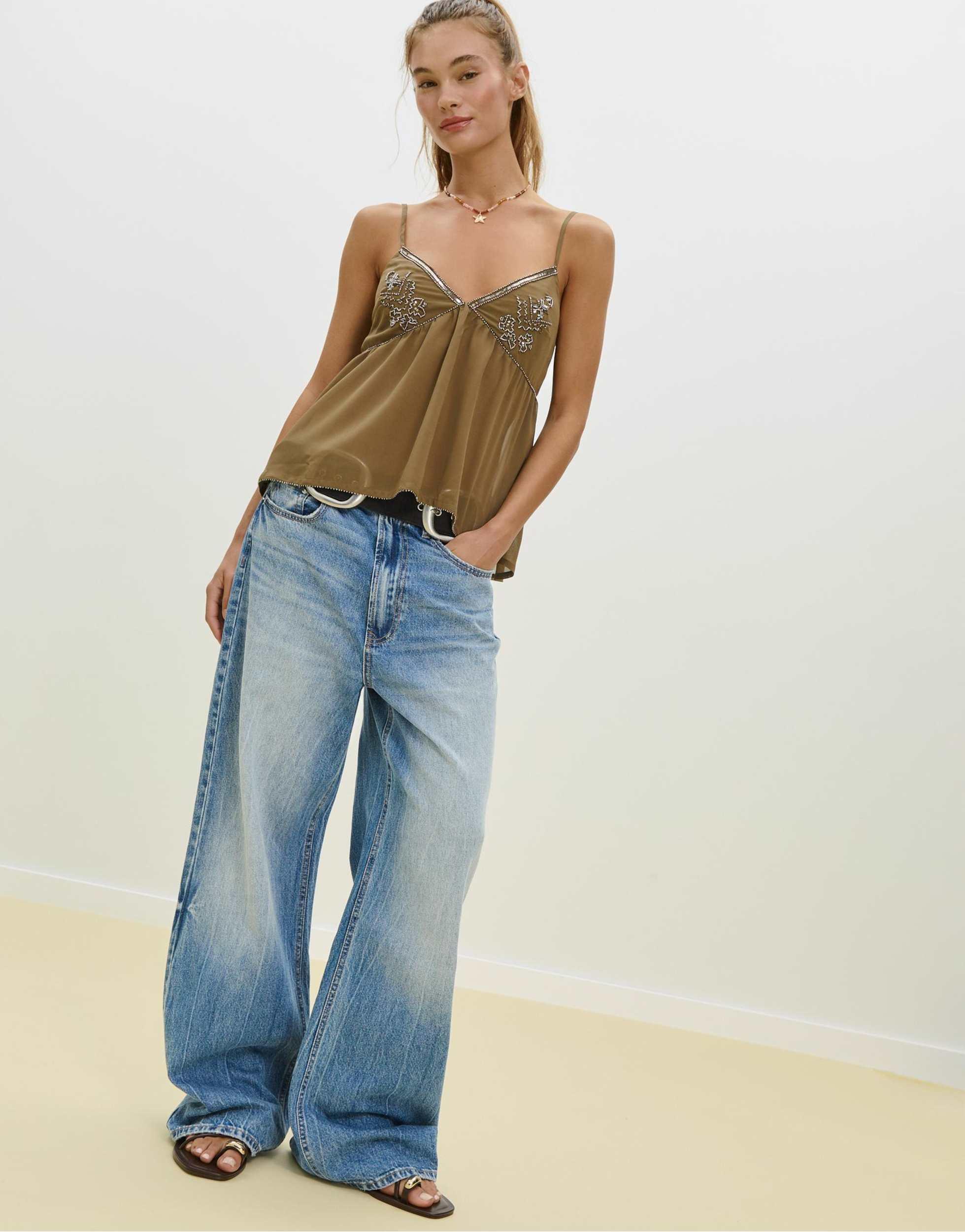 Tops sans manches et débardeurs Stradivarius pour femme