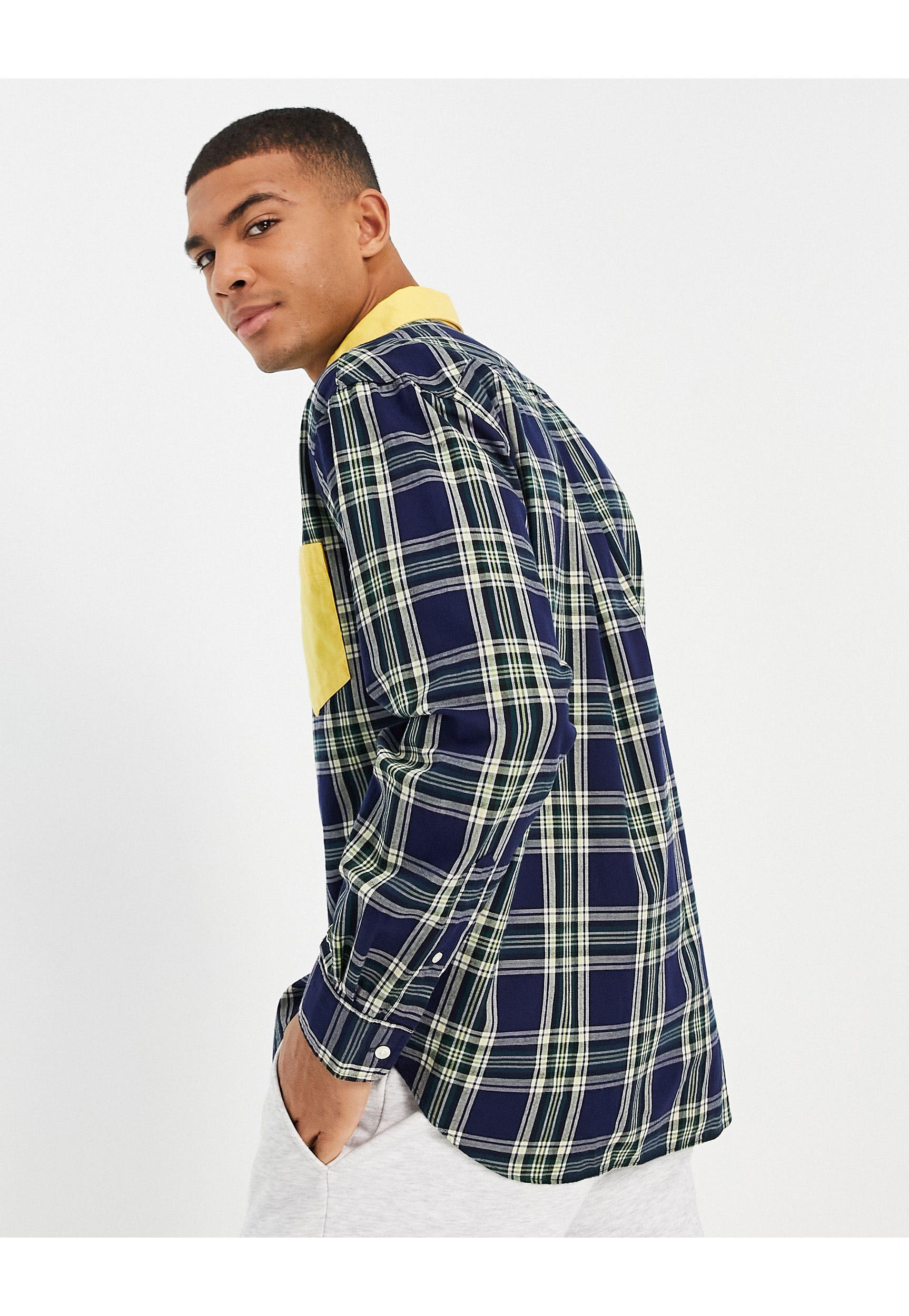 lacoste check shirt