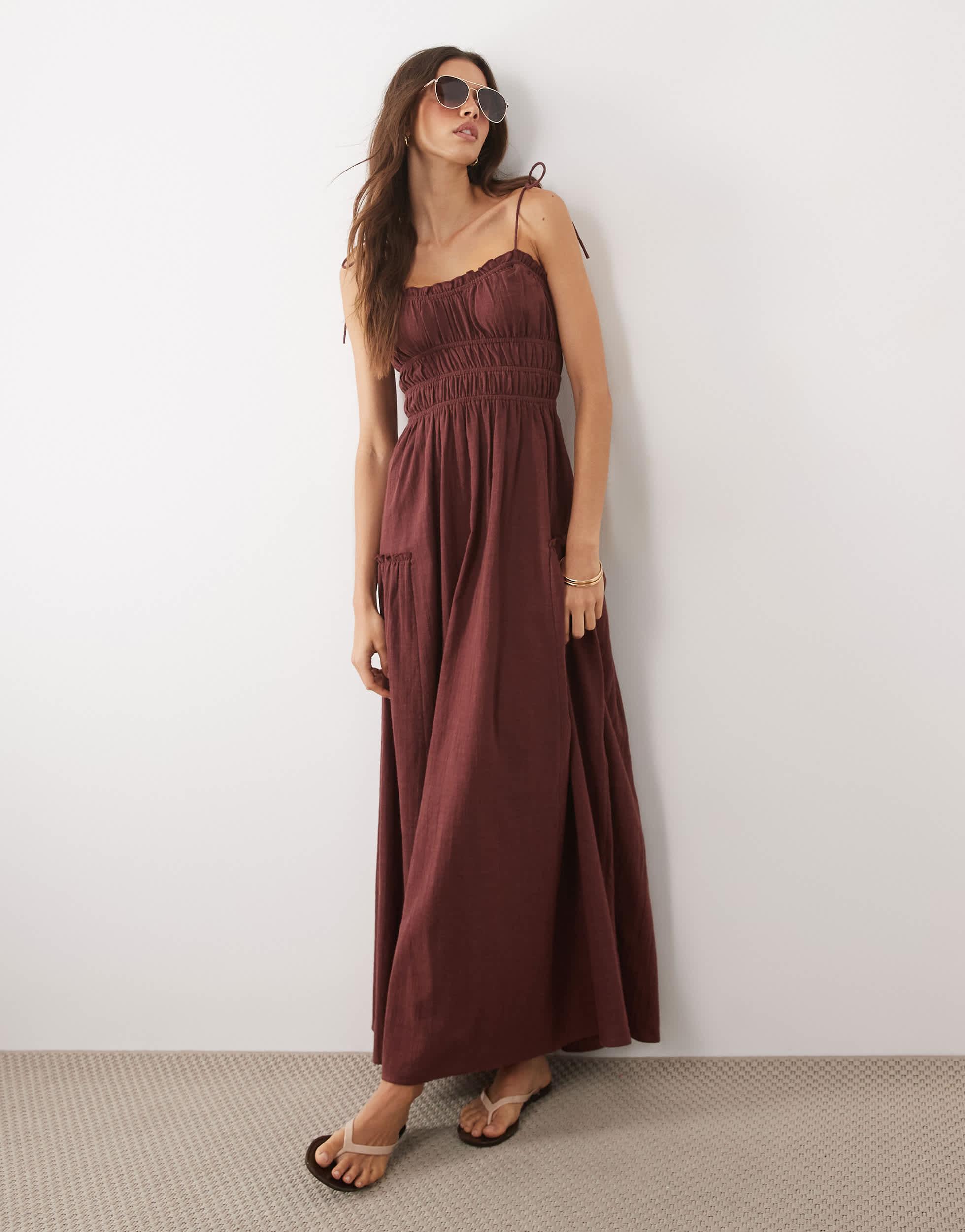 Designer Chocolate Brown Sundress for Women - Up to 65% off | Lyst Designer Chocolate Brown Sundress for Women - Up to 65% off | Lyst