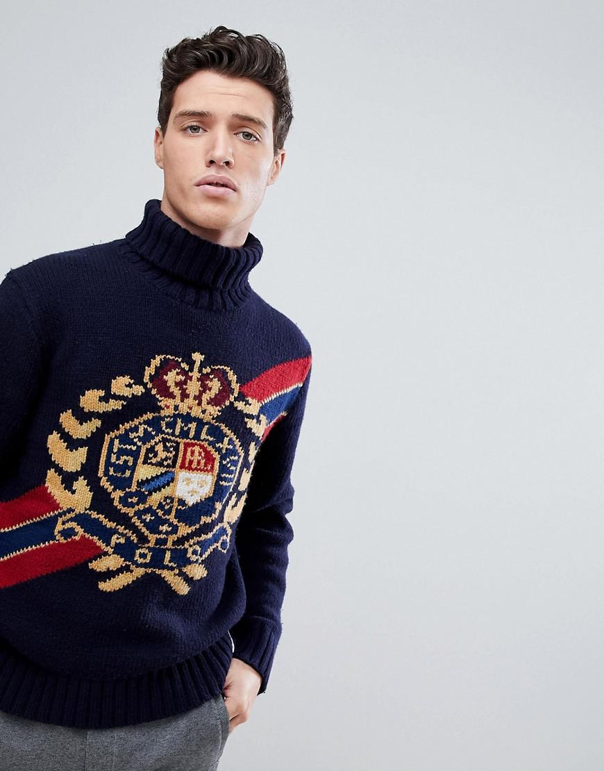 ralph lauren roll neck jumper