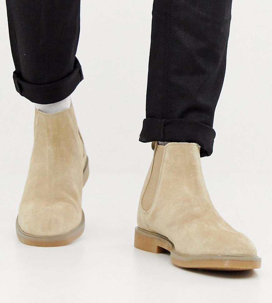 sand chelsea boots mens