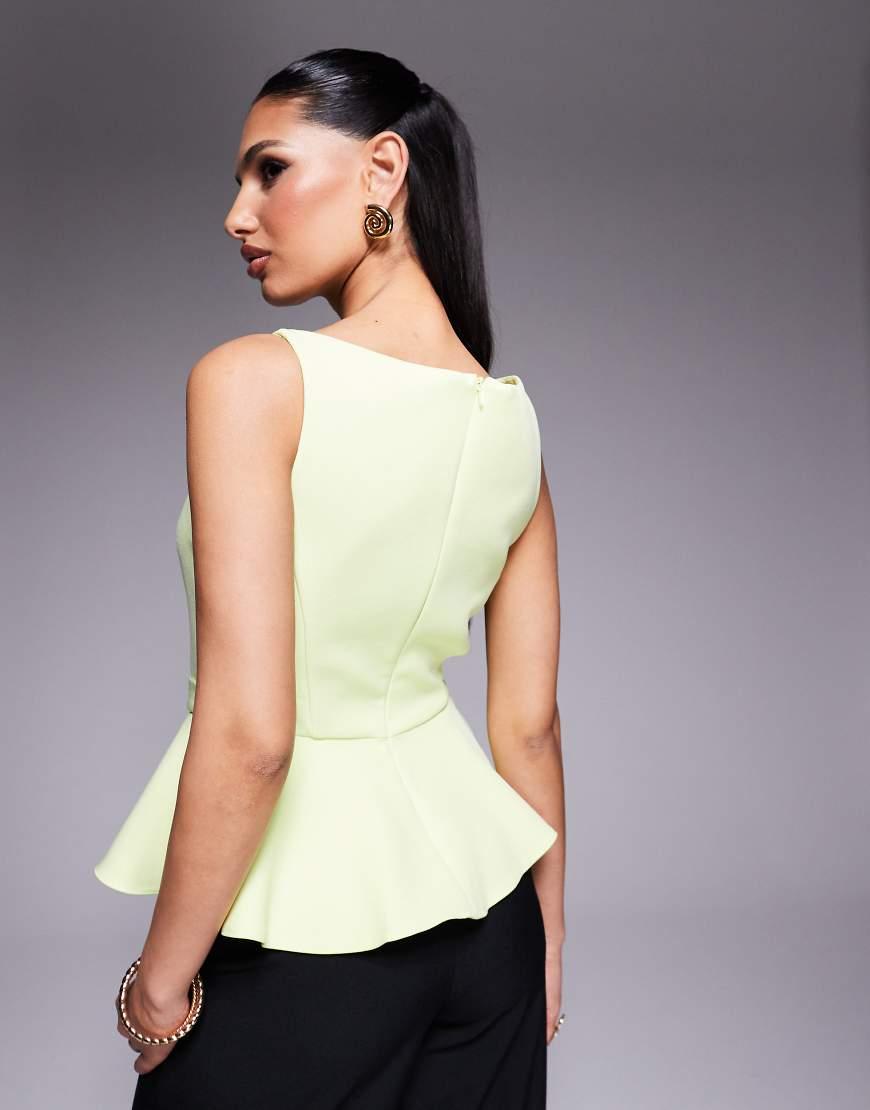 river island peplum top