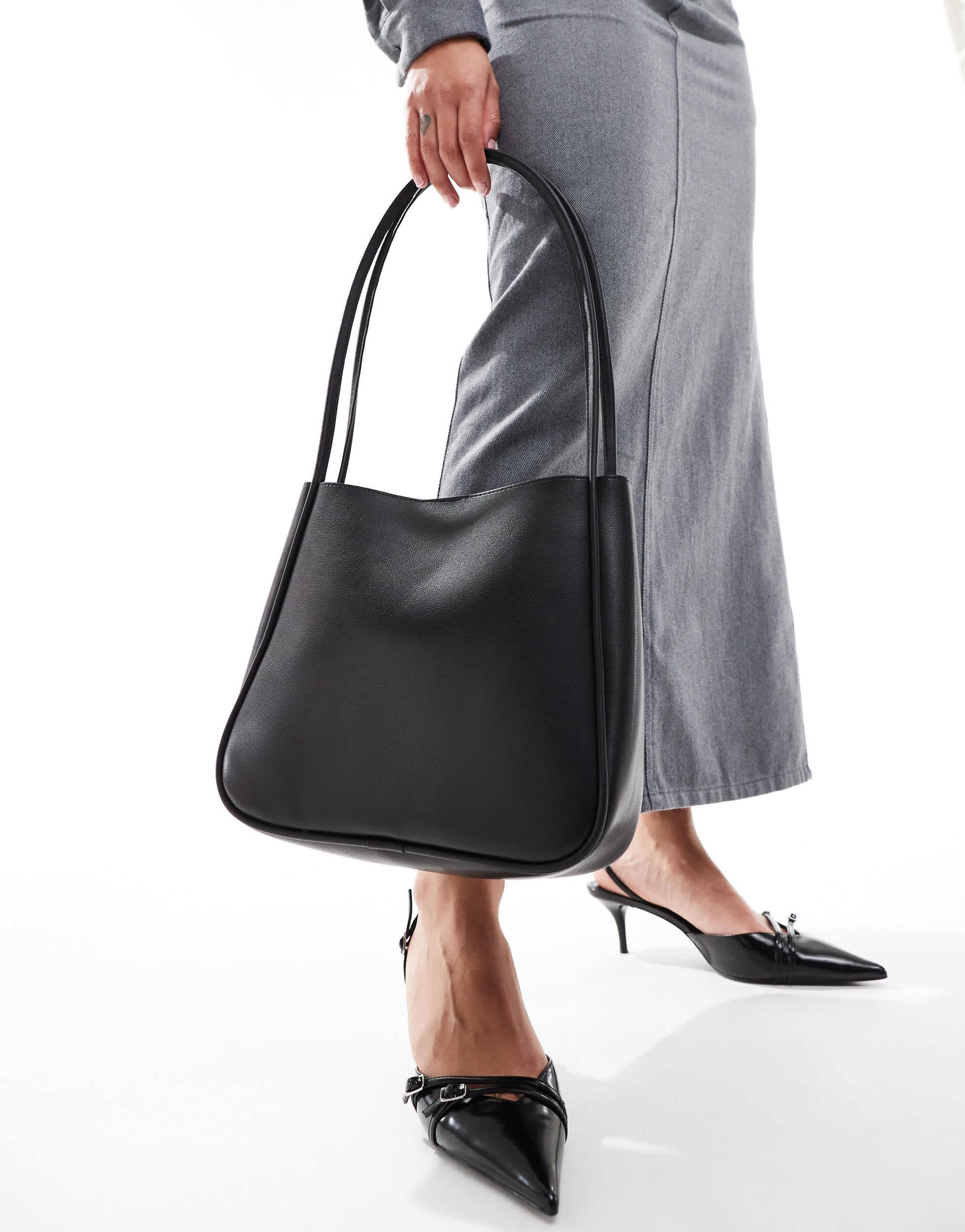 ASOS Tubular Tote Bag in Black Lyst Canada