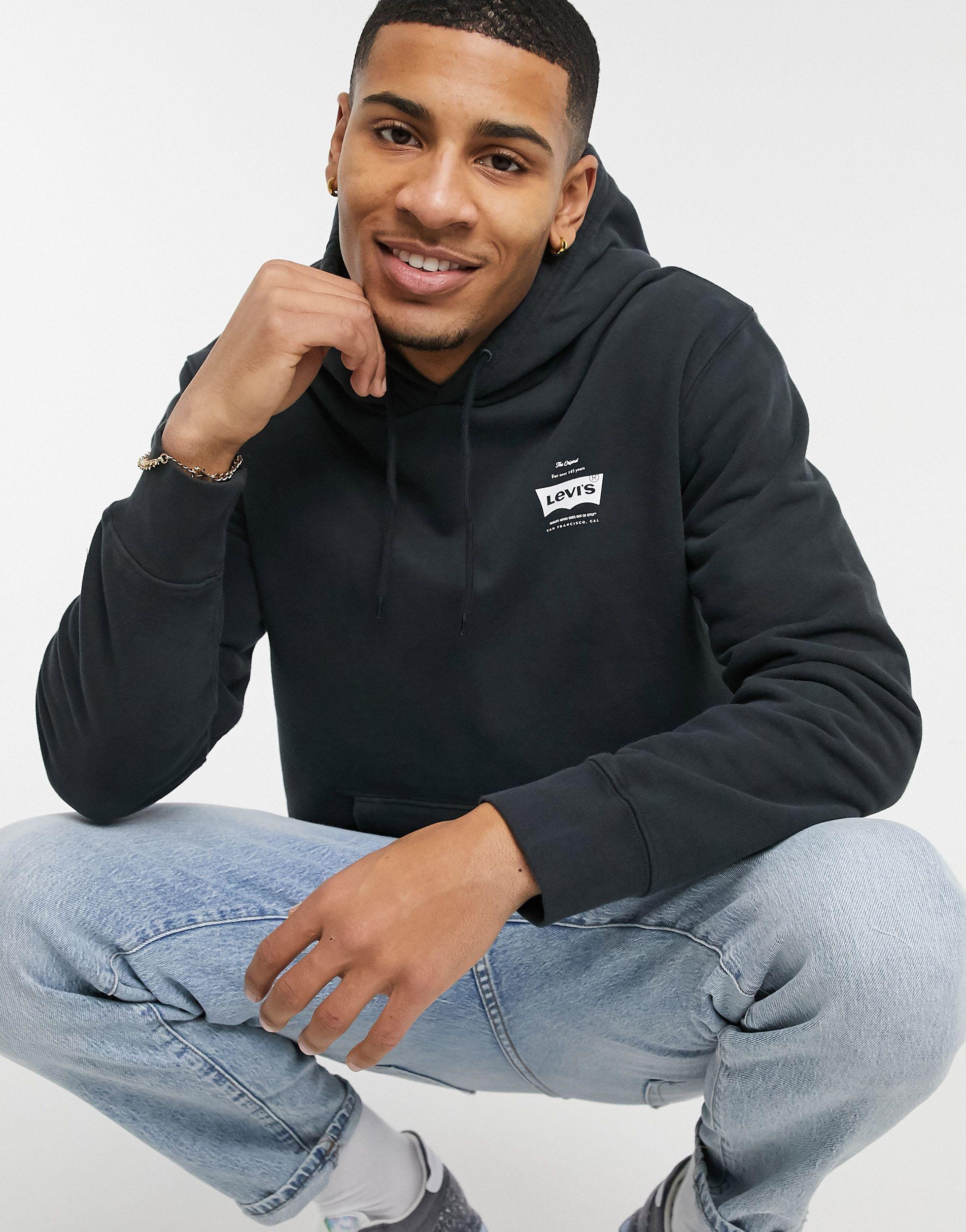 Cotton Mountain Logo Back Print Hoodie 