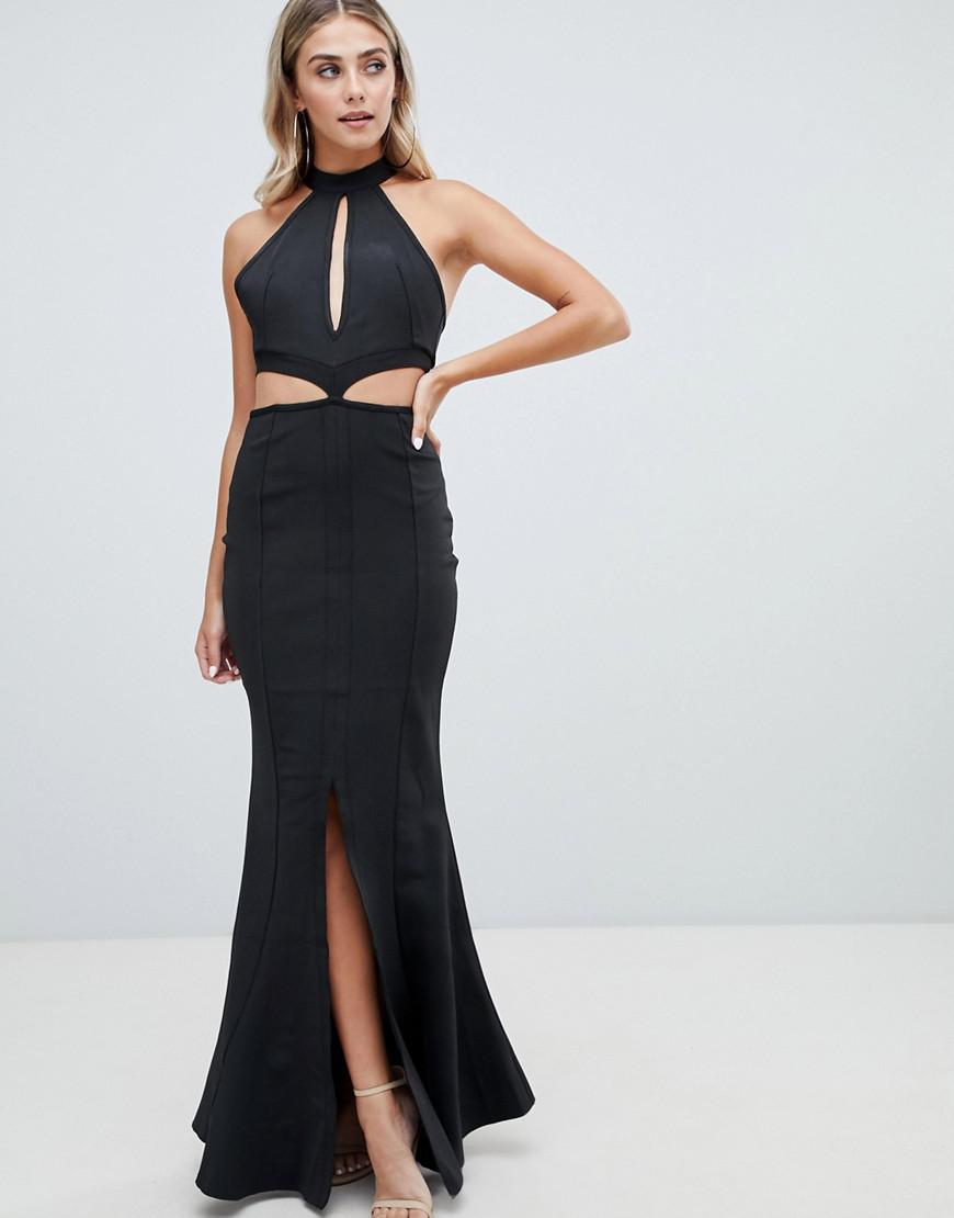 keyhole maxi dress