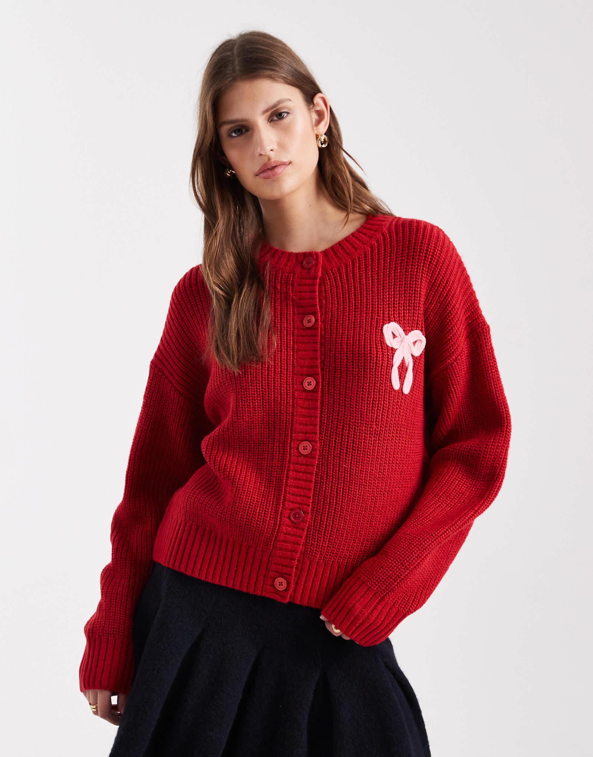 Pull à Capuche Miss Selfridge Rouge – Coton, Taille S, Femme, Cordon De Serrage