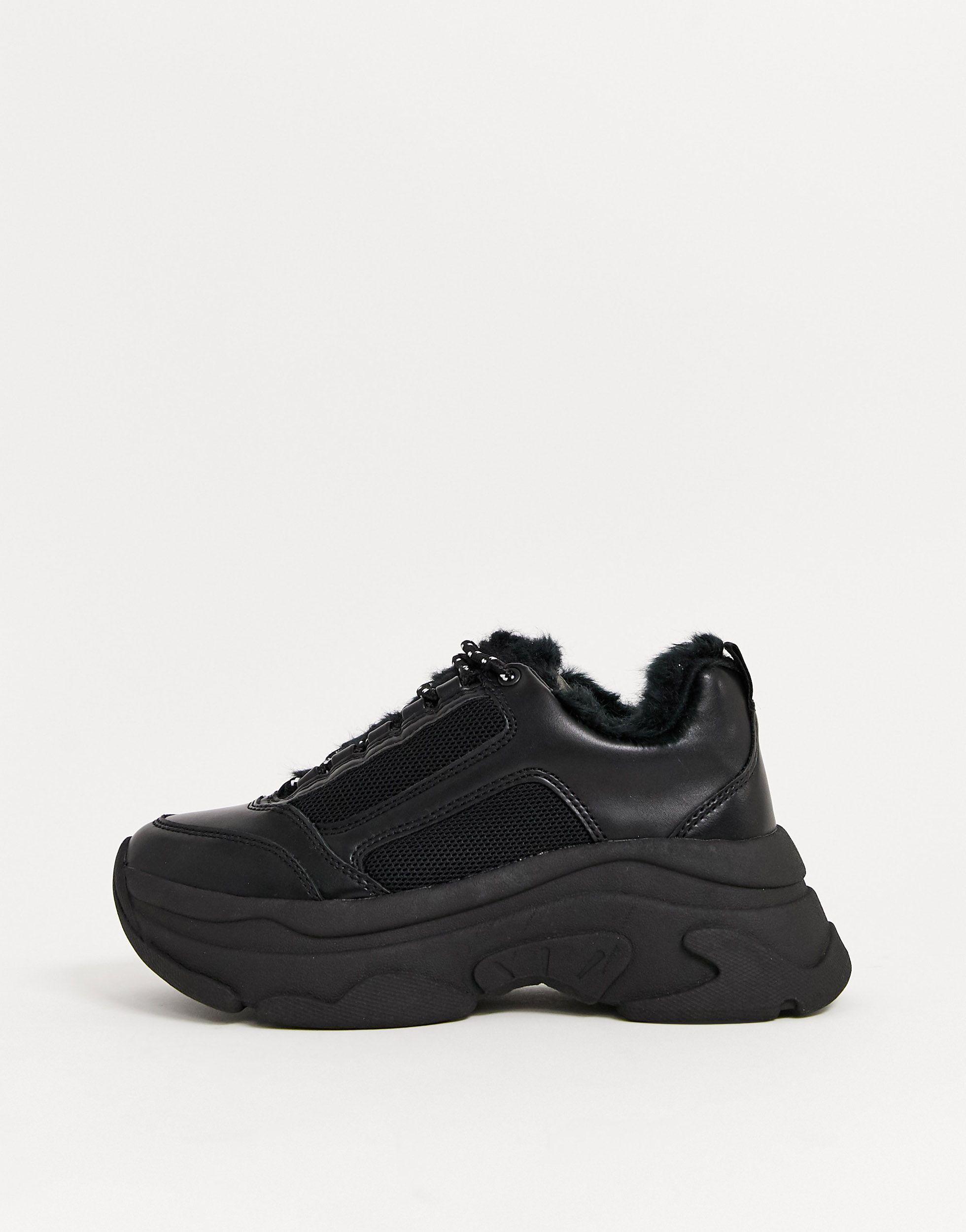 stradivarius chunky trainers