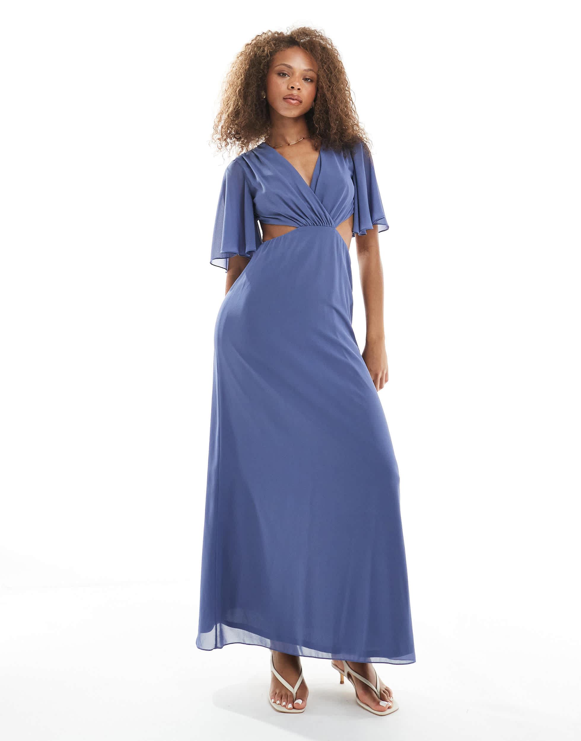tfnc maternity bridesmaid dresses Maternity Bridesmaid Tfnc Bridesmaid Exclusive Pleated Maxi Dress In Grey  Pink Tfnc Bridesmaid Exclusive Multiway Maxi