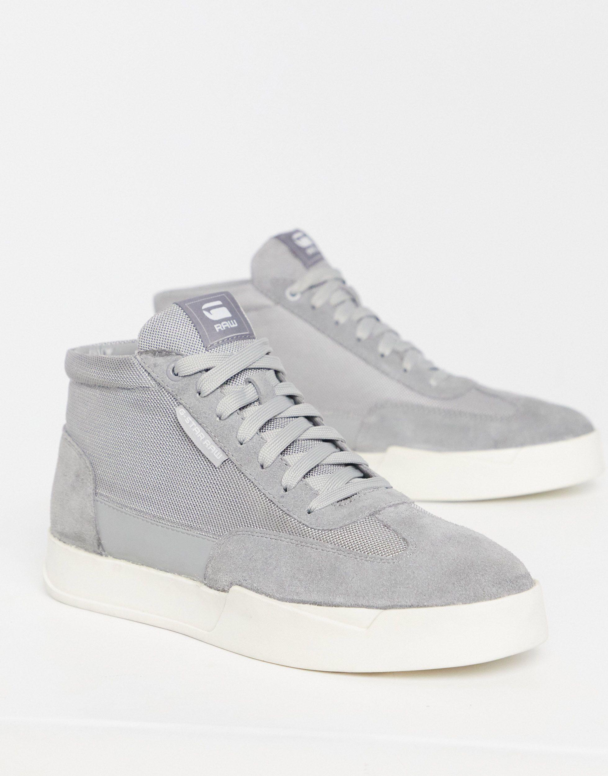 G-Star RAW Rackam Dommic - Halfhoge Sneakers in het Grijs voor heren | Lyst  NL