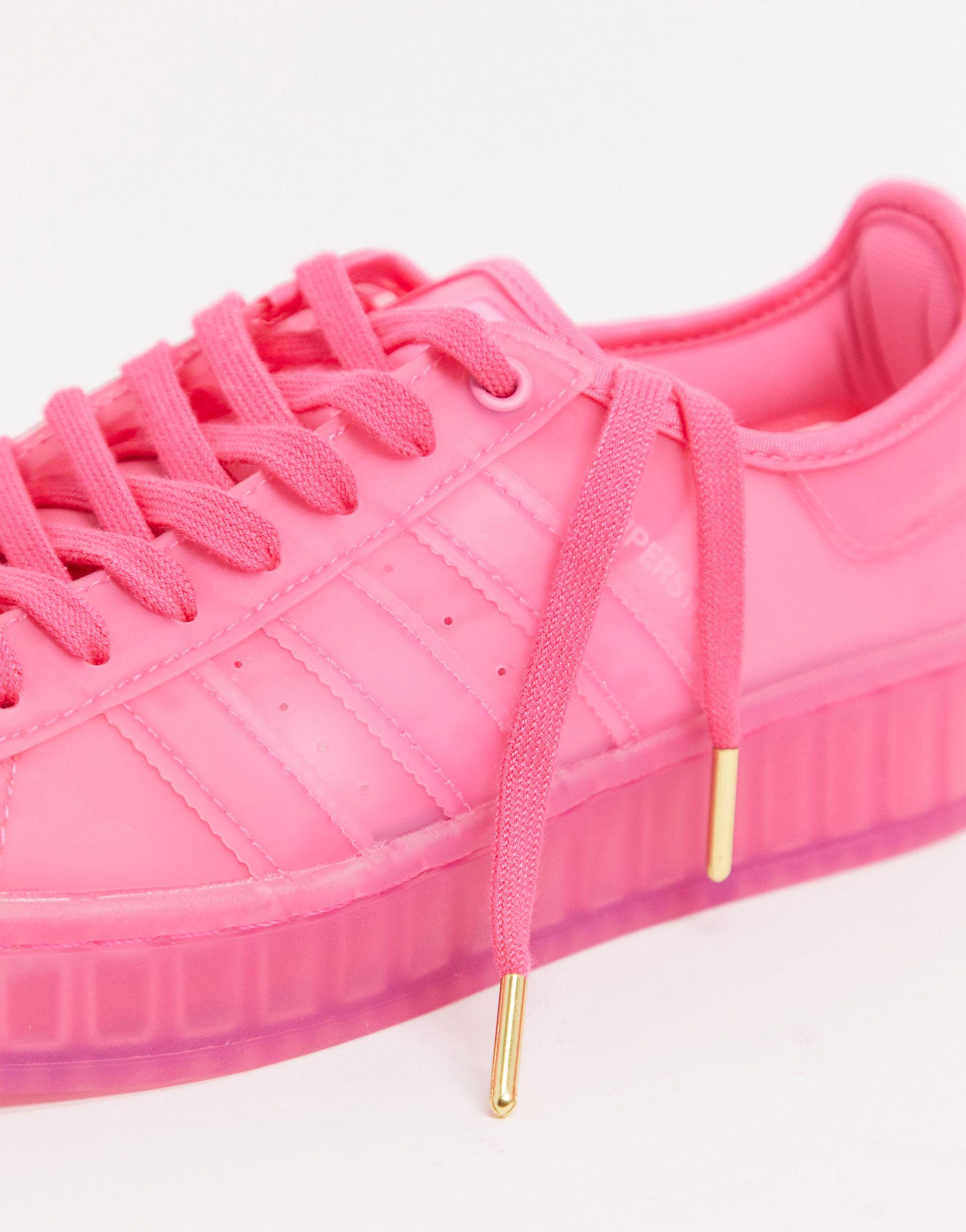 superstar jelly platform sneaker