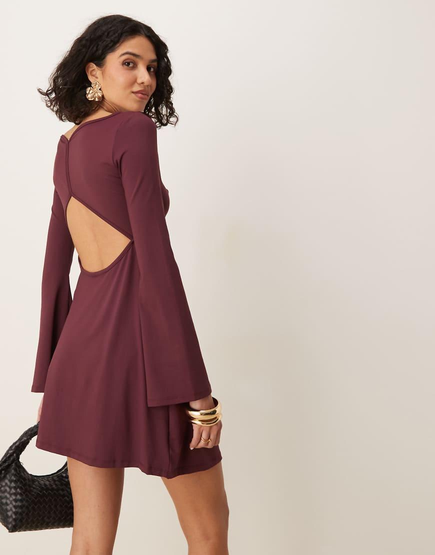 Asos Vestito Corto Schiena Scoperta Asos Design Abito Corto A