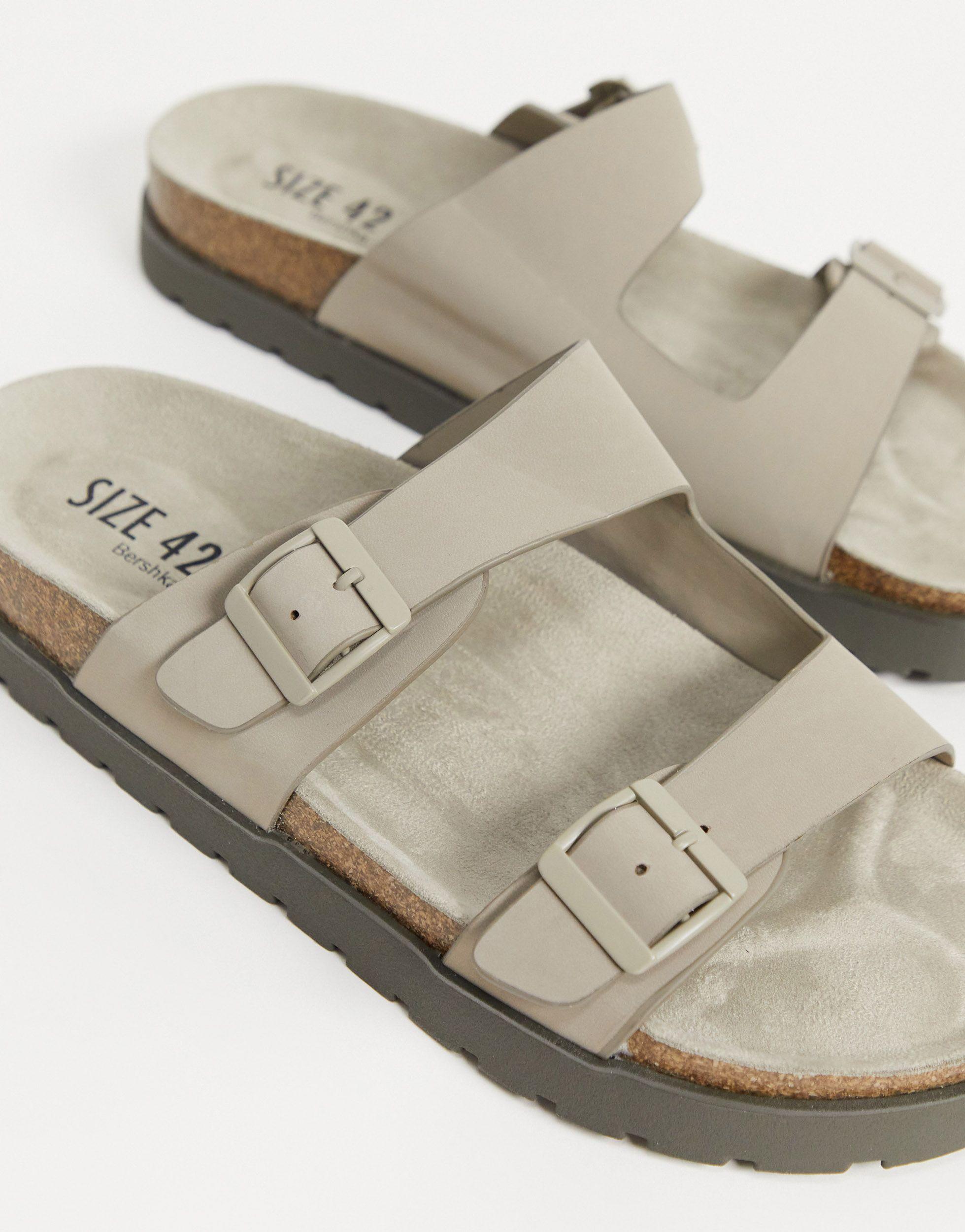 Bershka Slider Sandals With Buckles for Men | Lyst