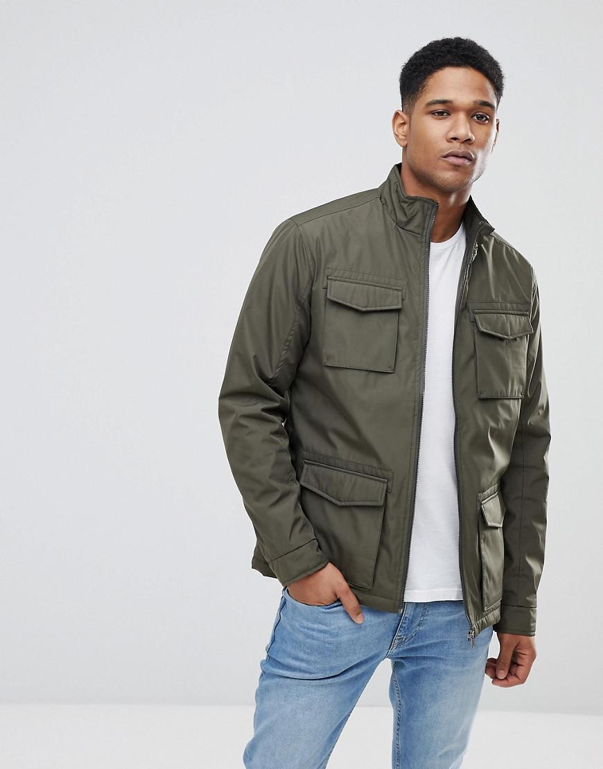 khaki green utility jacket