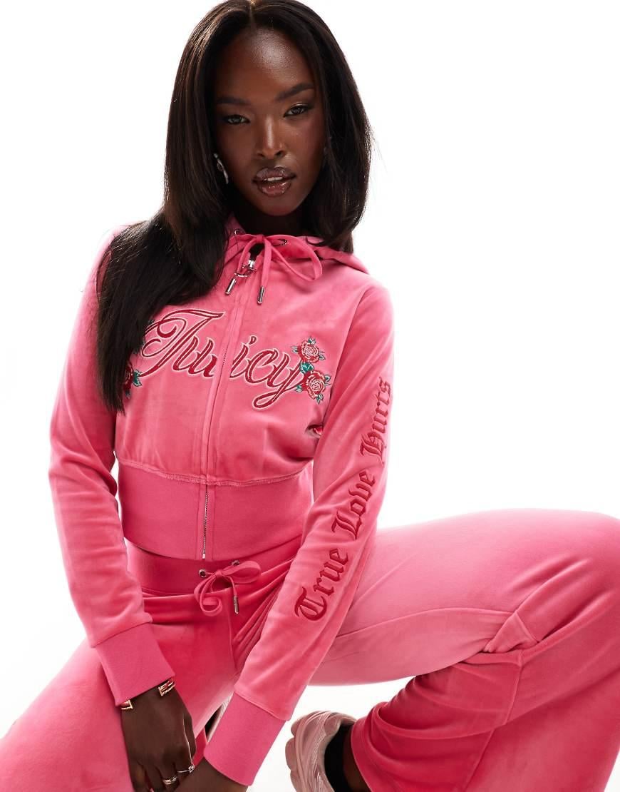 Pink Juicy Couture Full Tracksuit Juicy Couture Tracksuit Set Hot