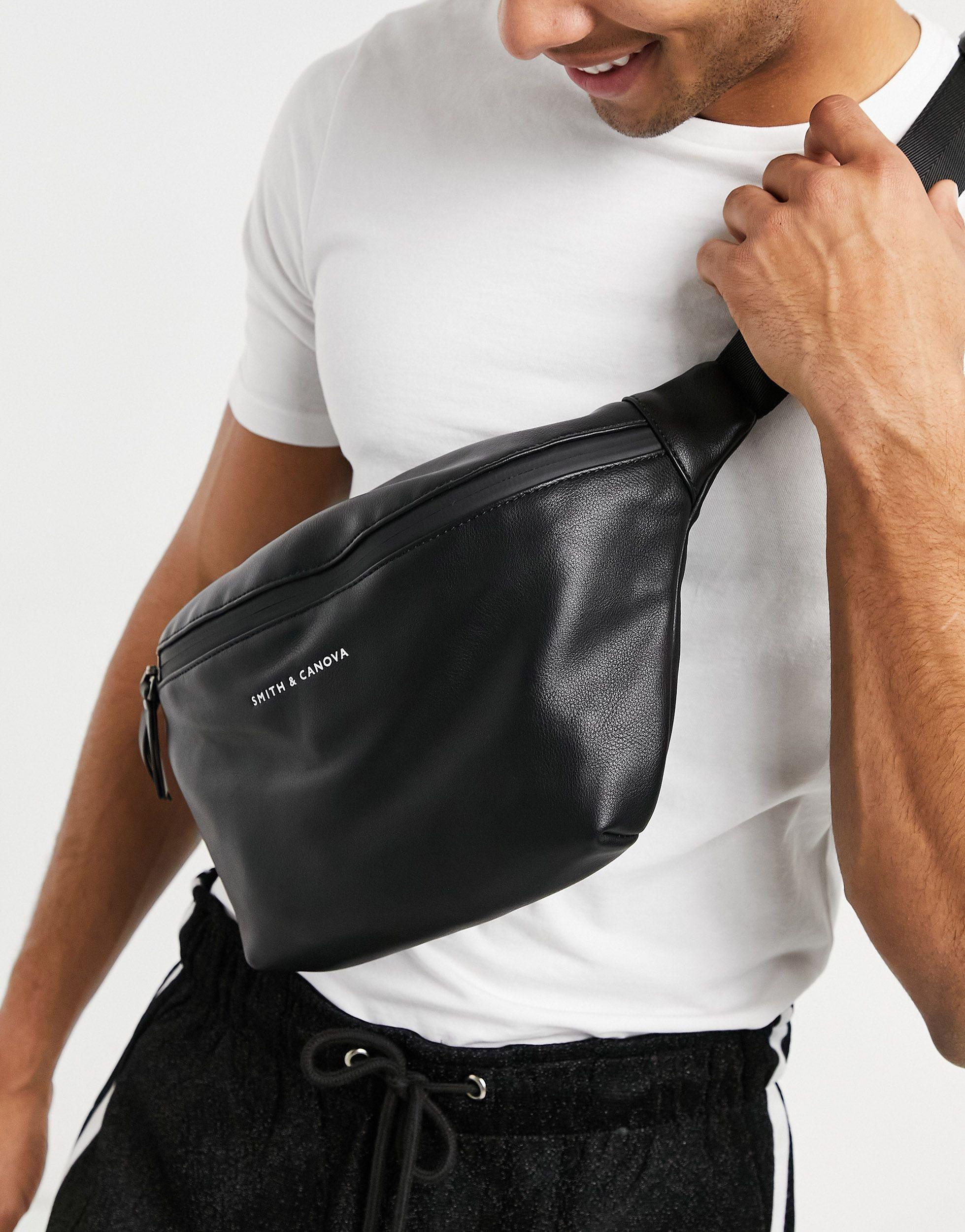 Smith & Canova Smith & Canova Bum Bag in Black for Men | Lyst