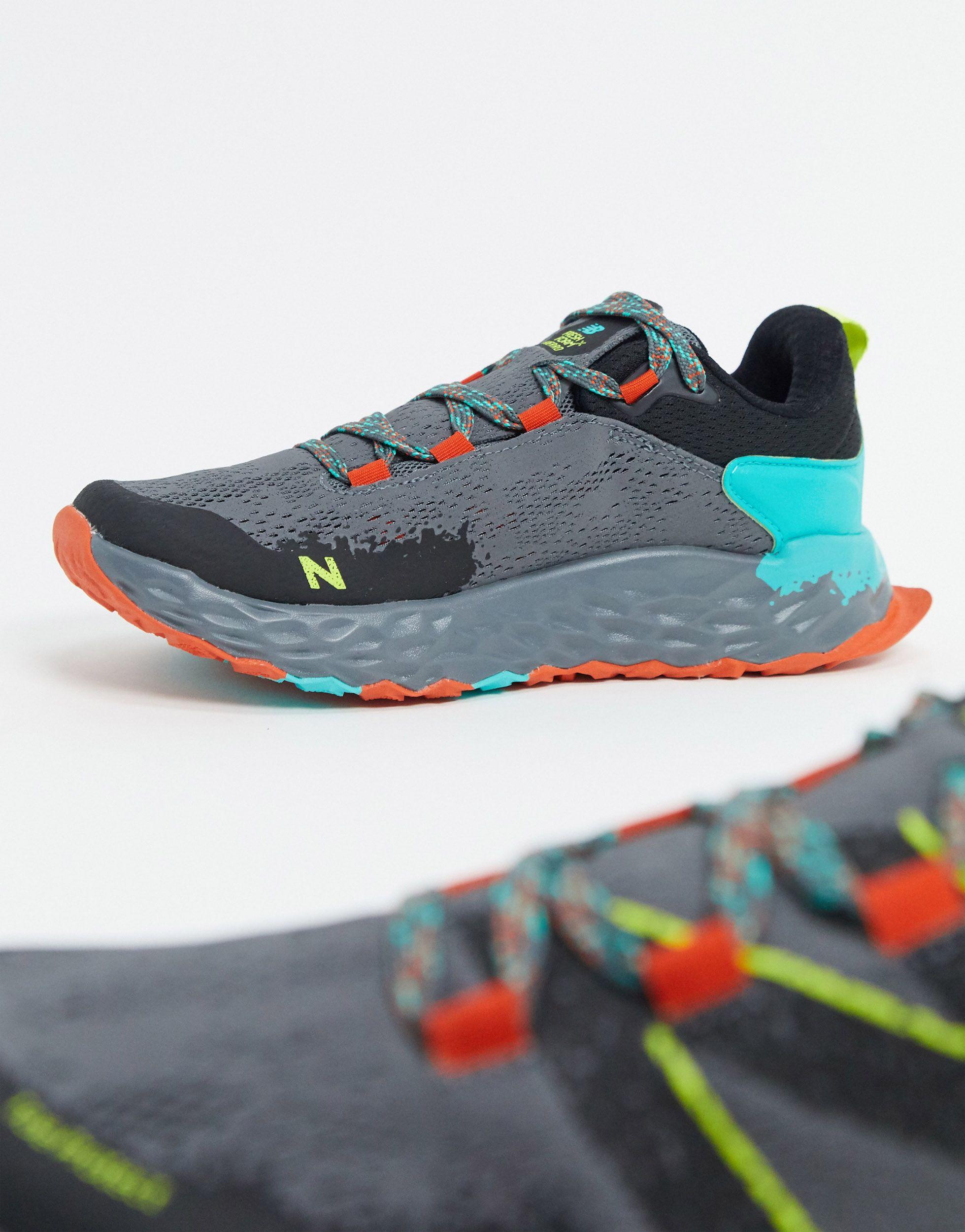 New Balance Hierro V5 Fresh Foam Trail Running Shoe in Black for Men | Lyst  UK