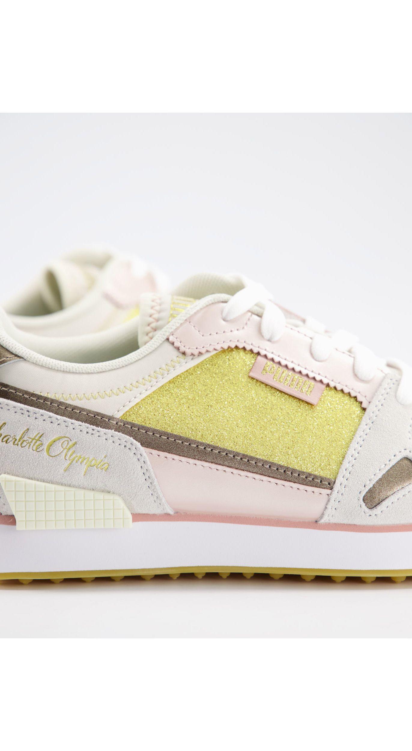 PUMA Rubber X Charlotte Olympia Mile Rider in Pink | Lyst