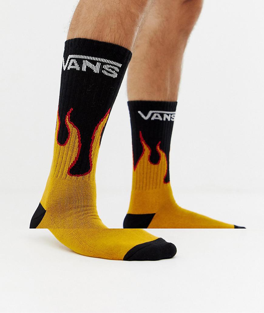 Lot de 1 paires de chaussettes motif flammes Vans pour homme en coloris  Noir | Lyst