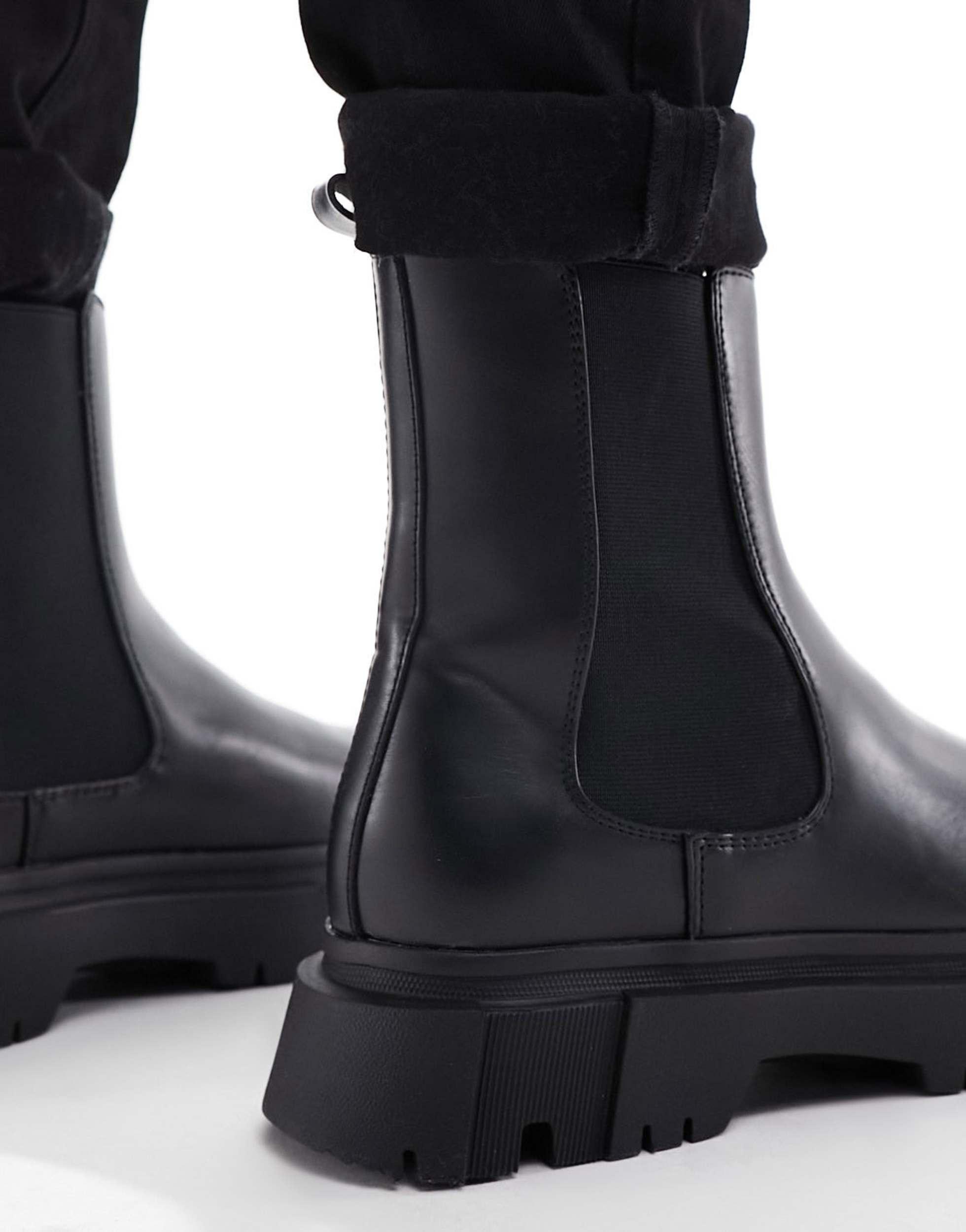 Bershka Chelsea Boot in Black for Men Lyst