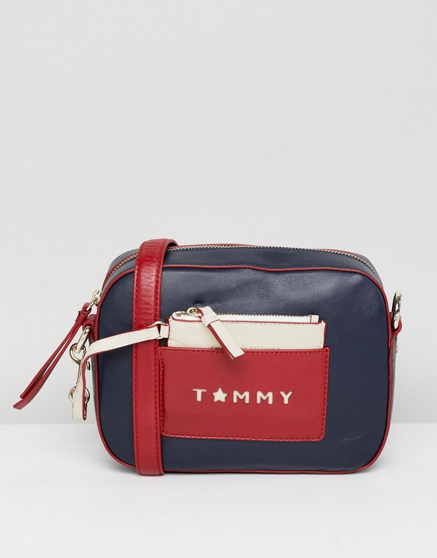 tommy hilfiger iconic camera bolsa beige