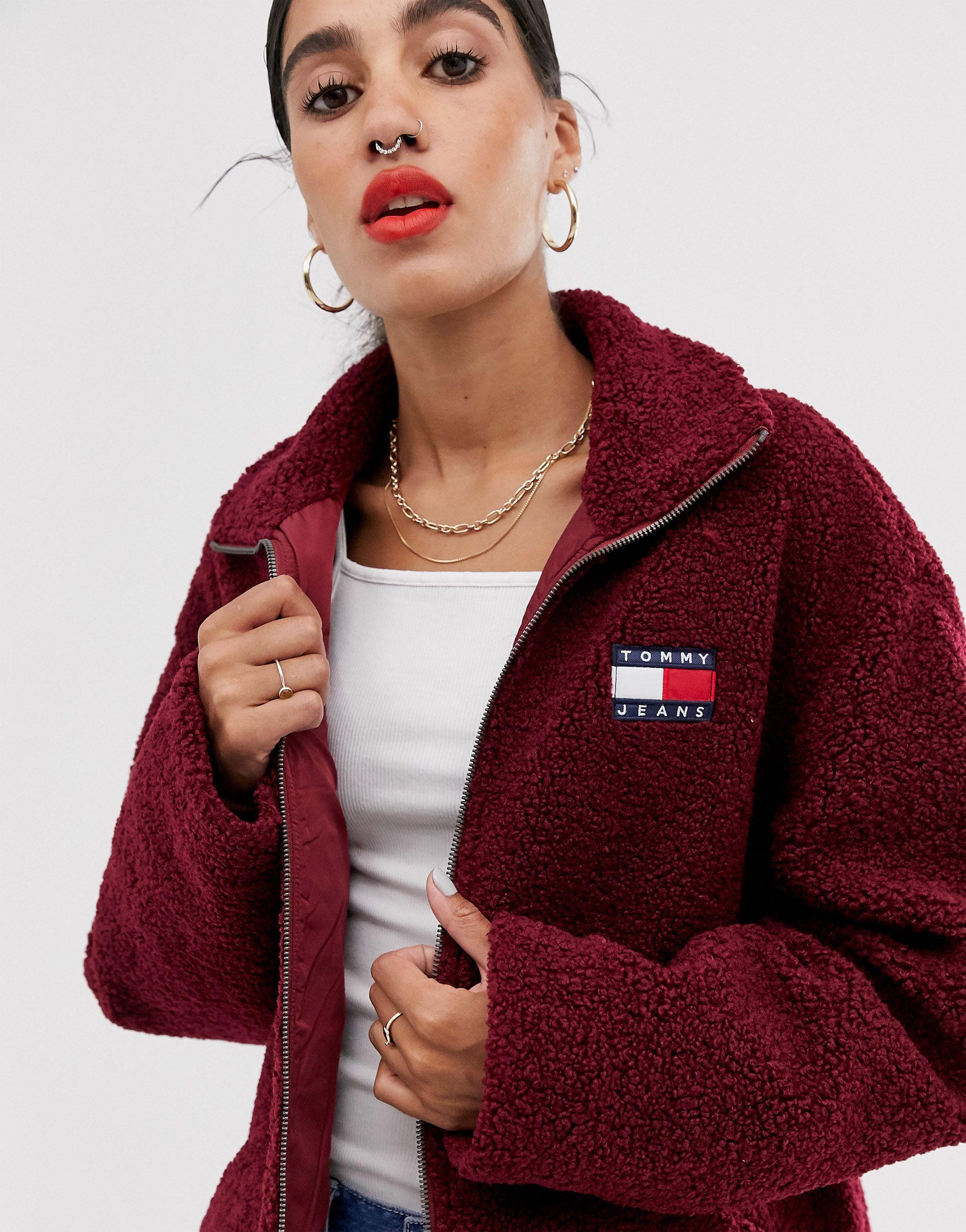 Tommy Jacket in Red | Lyst