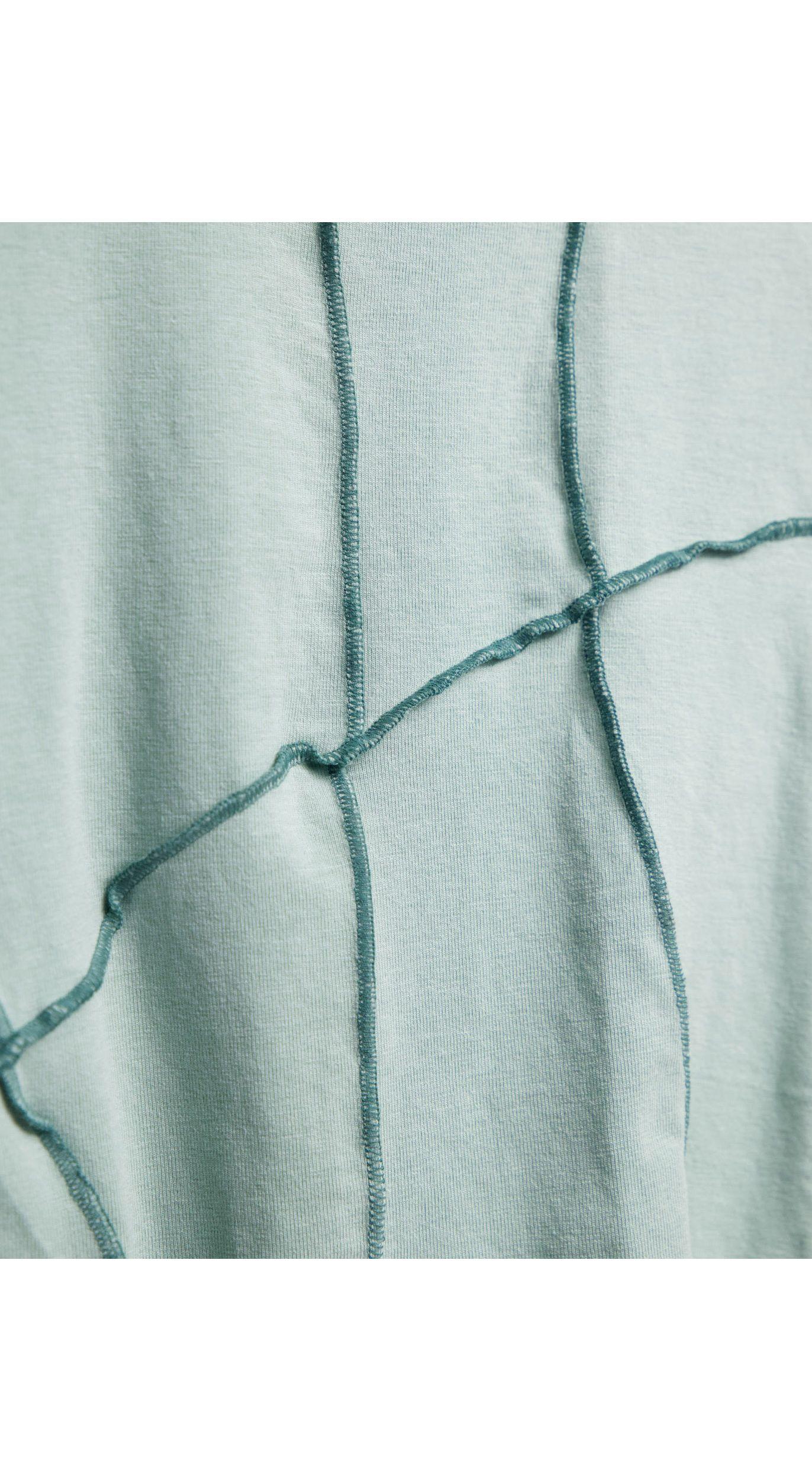 Weekday Sierra Crop Long Sleeve Top With Overlock Seams in Blue | Lyst  Australia