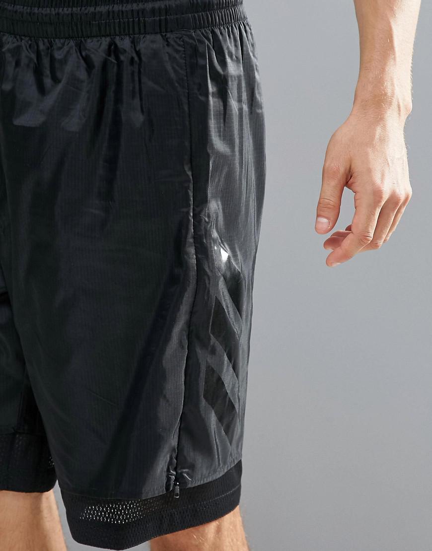 adidas Adidas Double Layer Basketball Shorts in Black for Men | Lyst