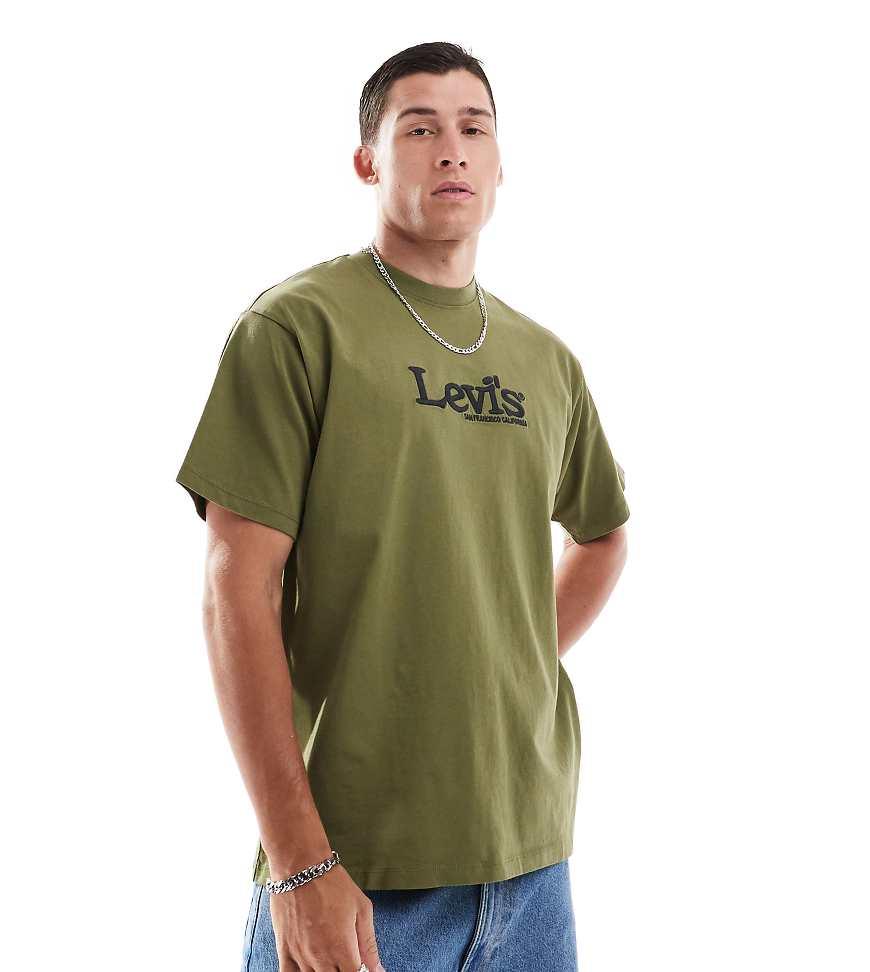 Levi's X Asos Exclusive T-shirt With Embroidered Retro Chest Logo