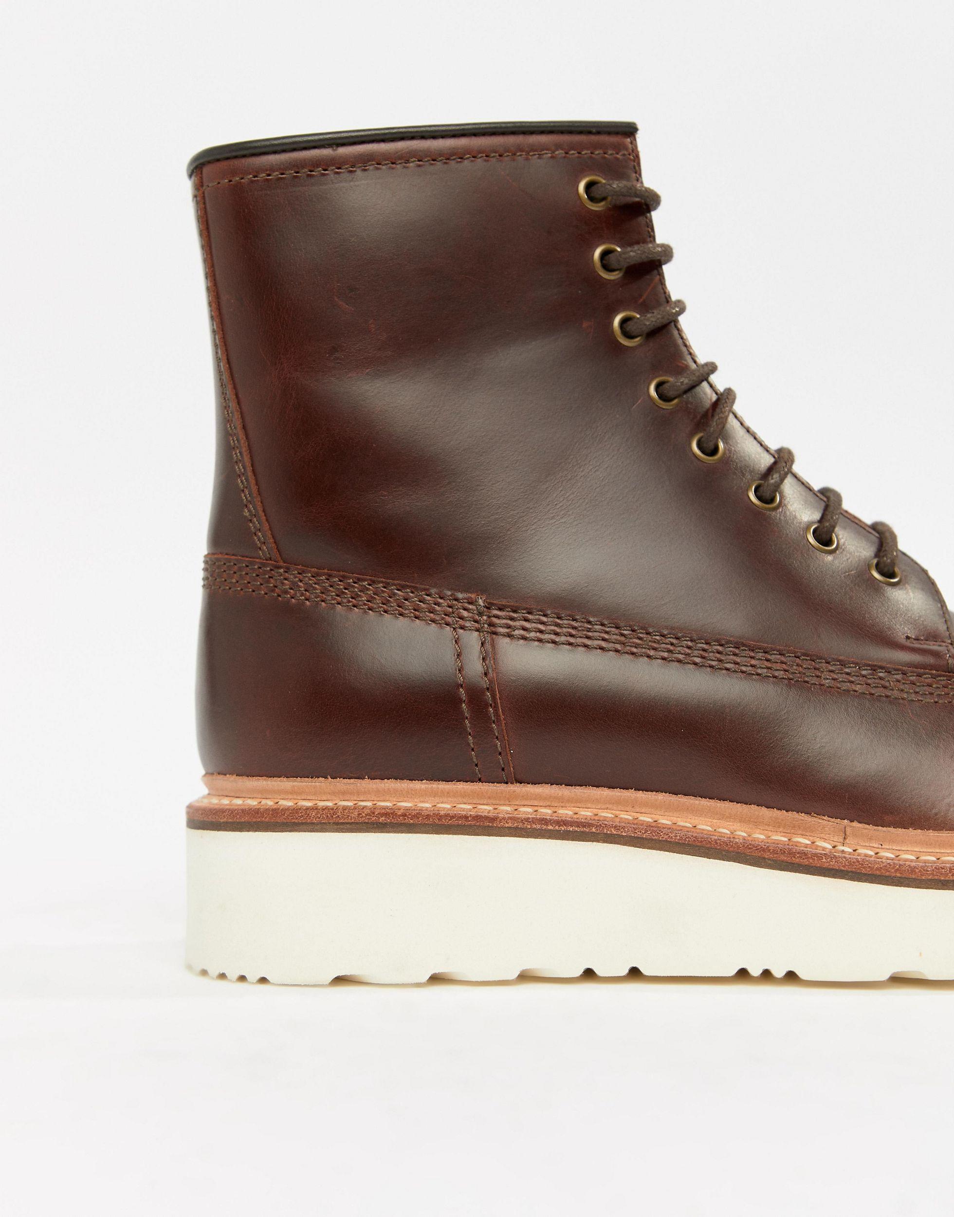 Grenson Leather Arnold Lace Up Boots in 