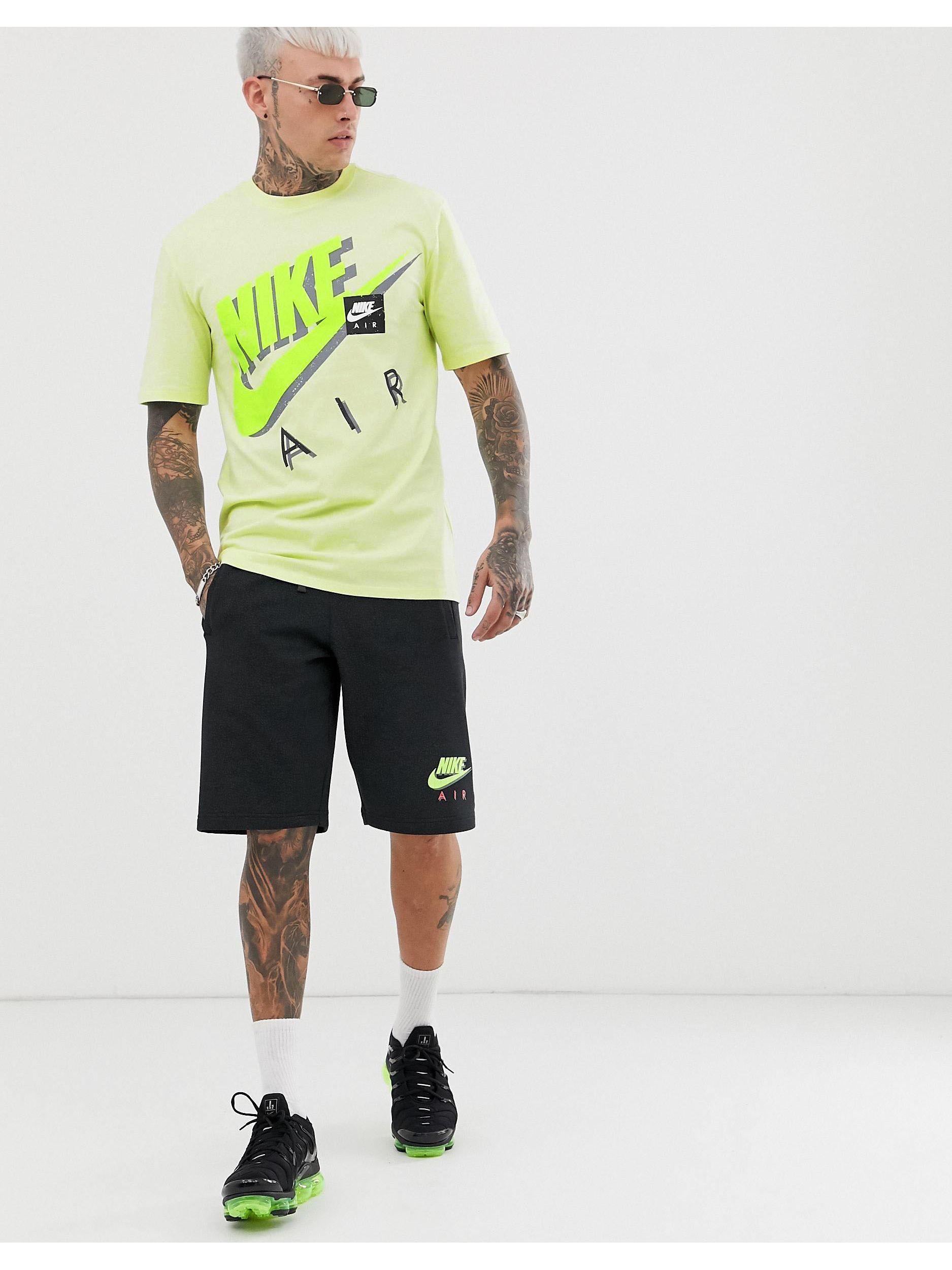 Nike Oversized T-shirt Met Neonlogo in het Groen voor heren | Lyst NL
