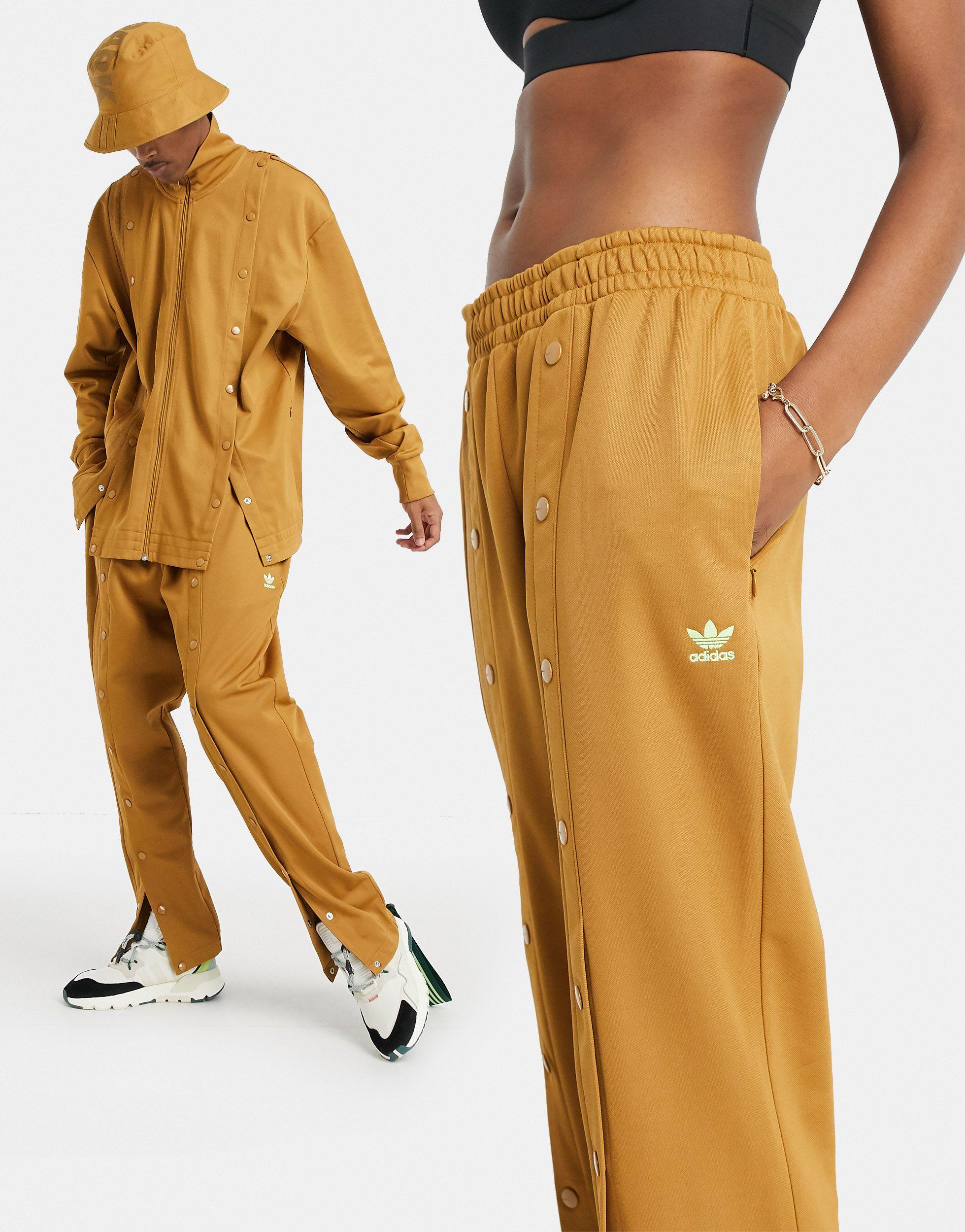 Ivy Park Katoen Adidas X - Trainingsbroek Van Messa Met Drukknopen in het  Bruin - Lyst