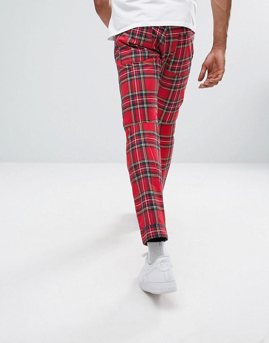 G-Star RAW Elwood 5622 X 25 Pharrell Jeans In Royal Tartan in Red for Men |  Lyst Canada
