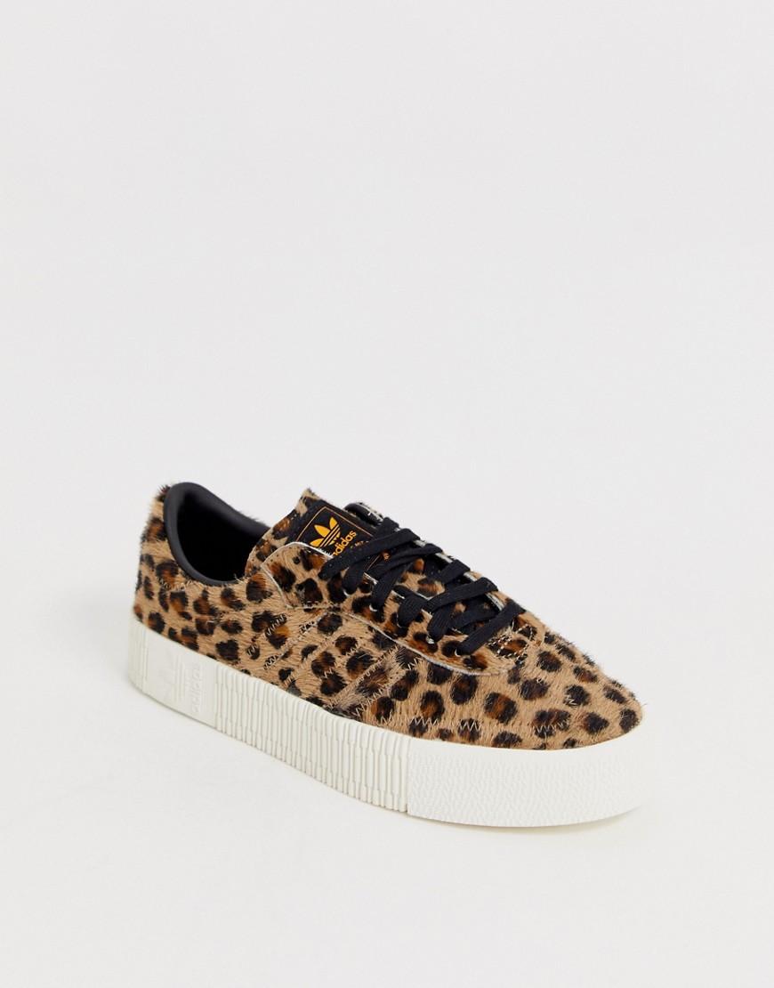 adidas Superstar bianche, rosa e animalier | AW LAB