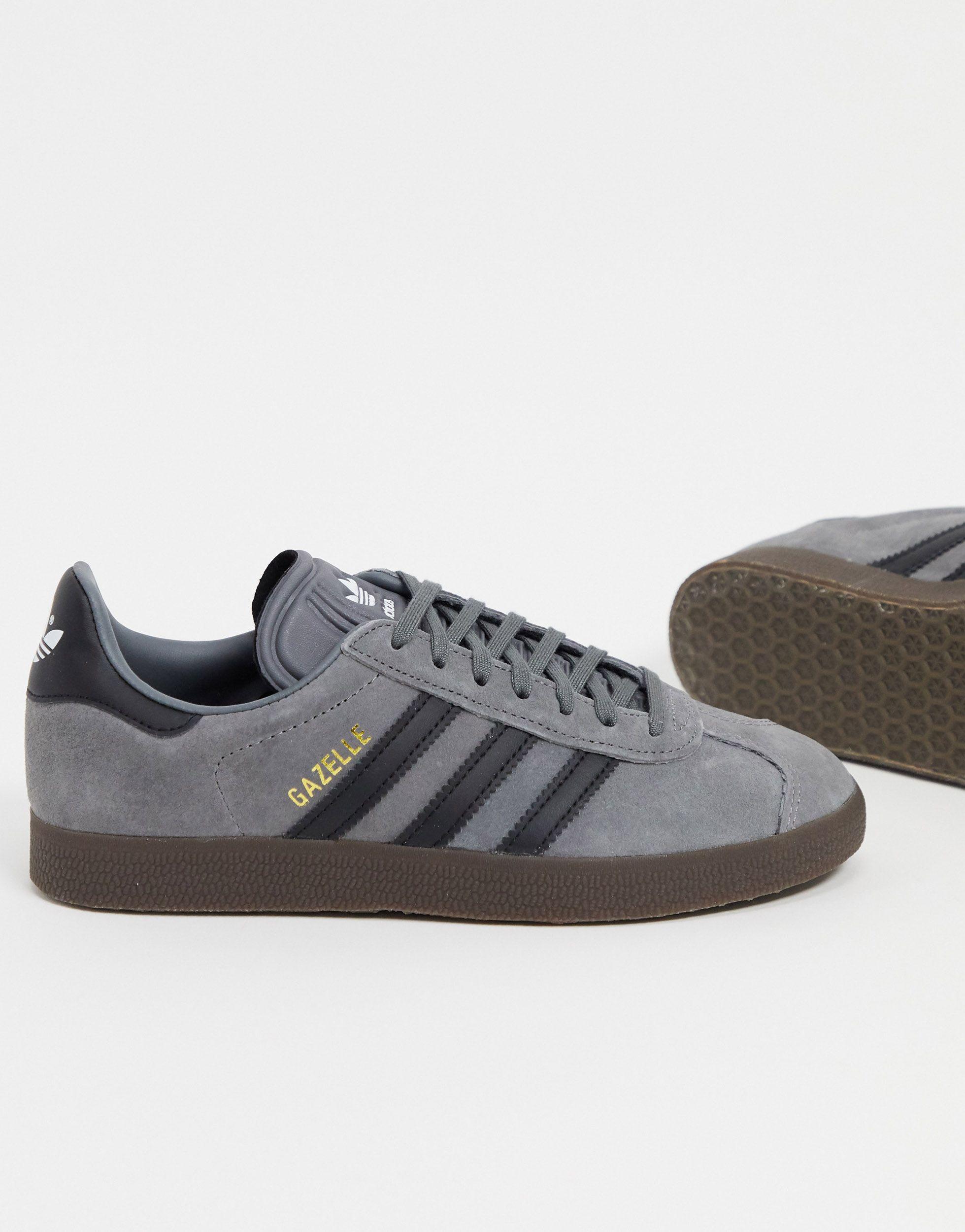 adidas Originals Wildleder – Gazelle – Sneaker aus grauem Wildleder in Grau  für Herren - Lyst