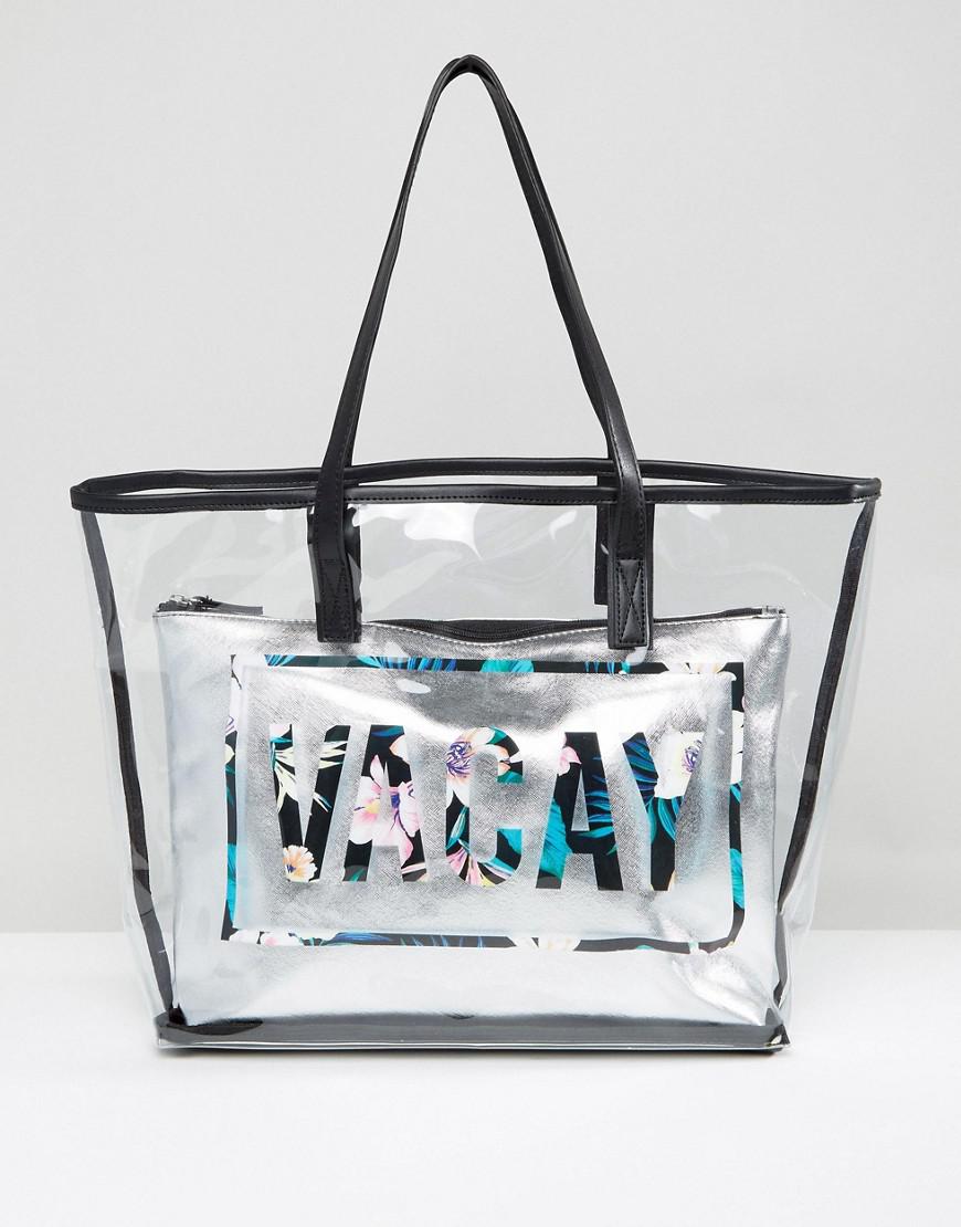 clear beach bag