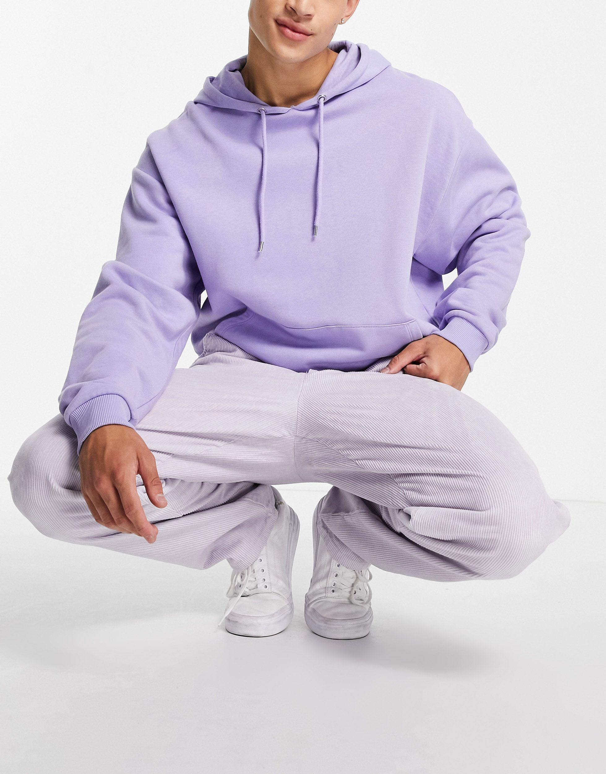 ASOS baggy Pants in Purple for Men | Lyst