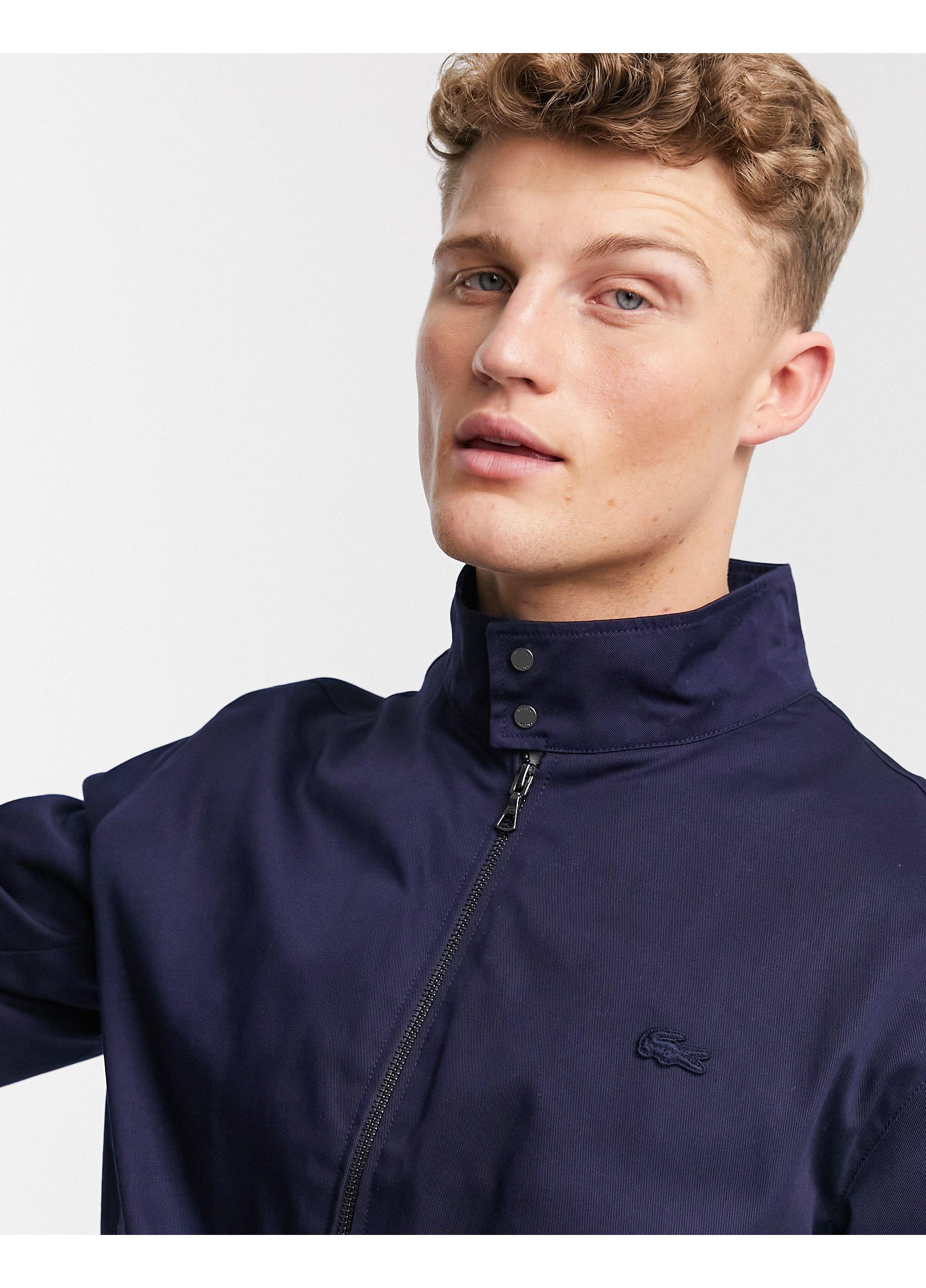 Lacoste harrington jacke in Blau f r Herren Lyst DE