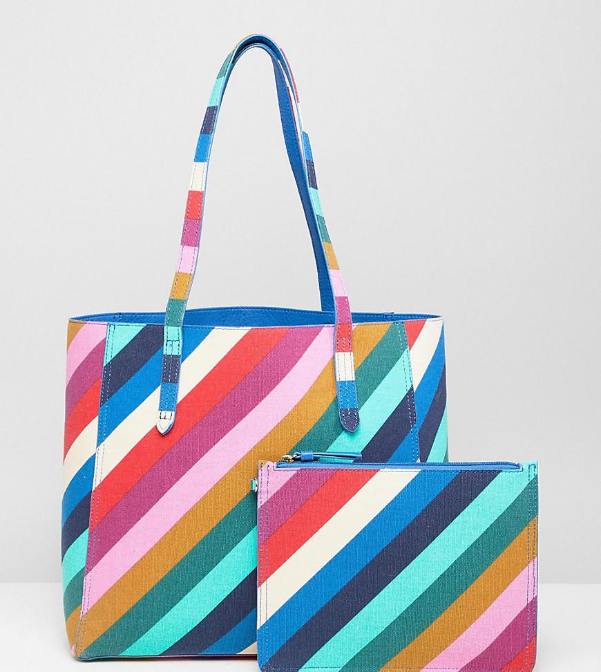 accessorize rainbow bag