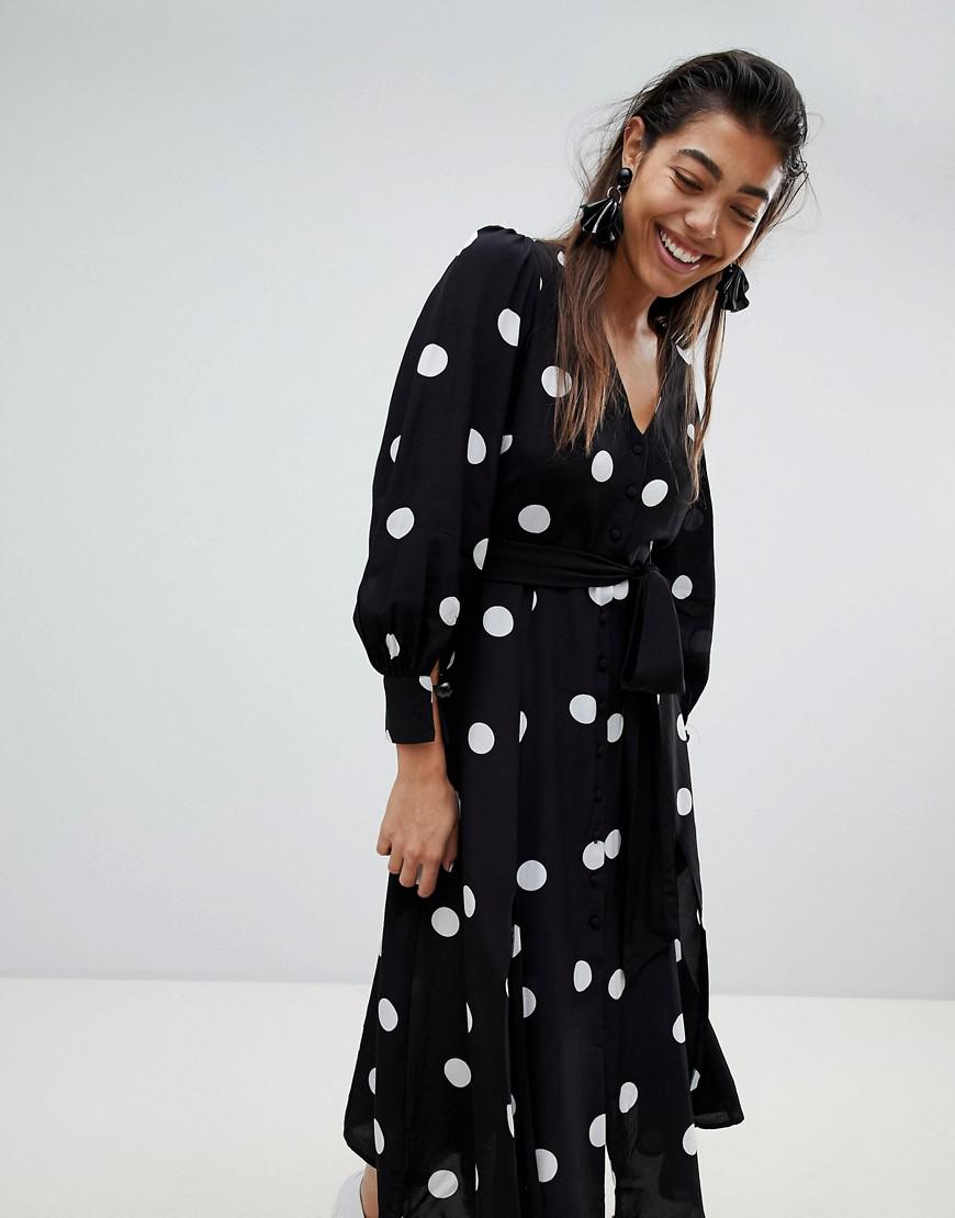 mango spot dress