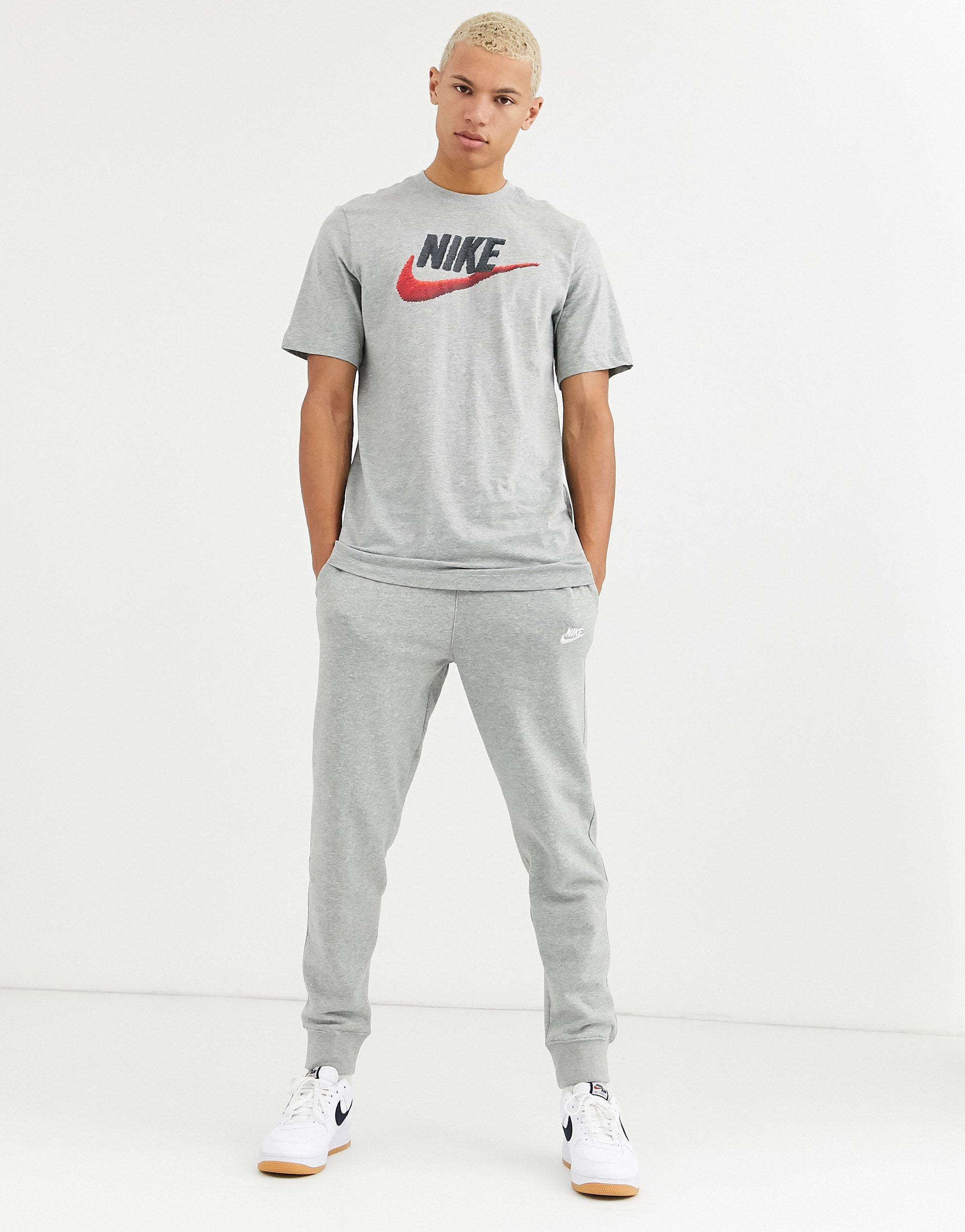 Te voet Snor Basistheorie Nike Club Fleece Cuffed Sweatpants in Grey for Men | Lyst Australia