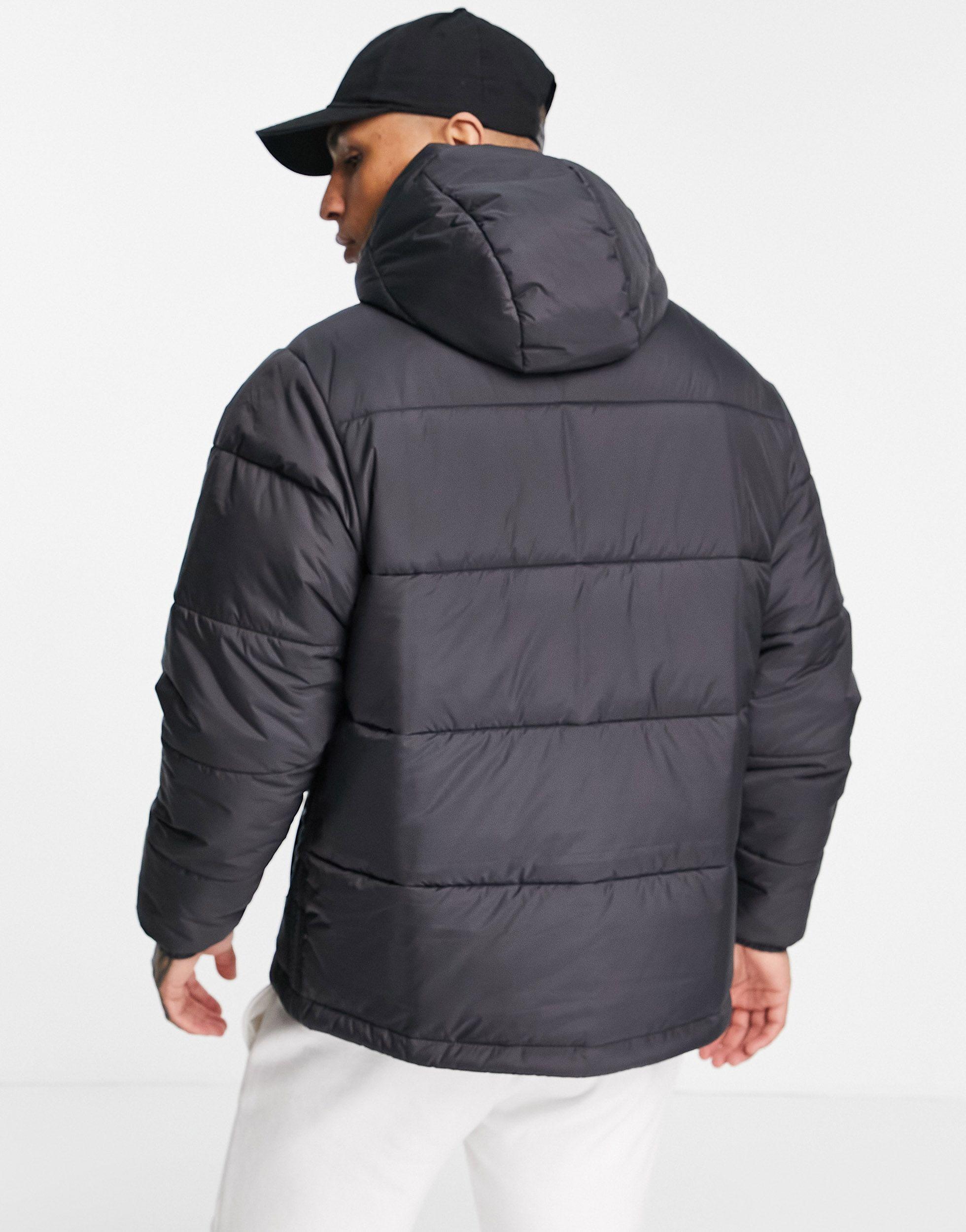 Originals 3 Stripe Padded Jacket With Hood in for | Lyst
