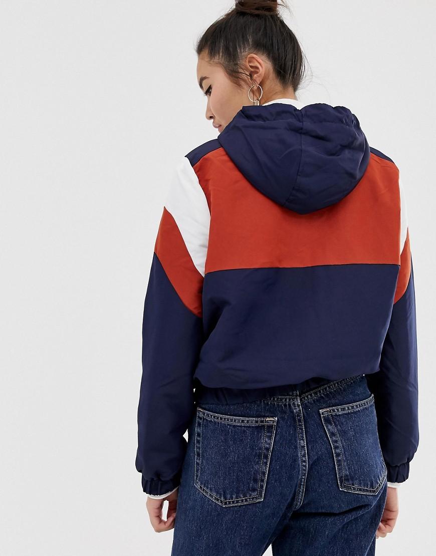 New Look Fleece Lined Zip Up Jacket in Orange Lyst