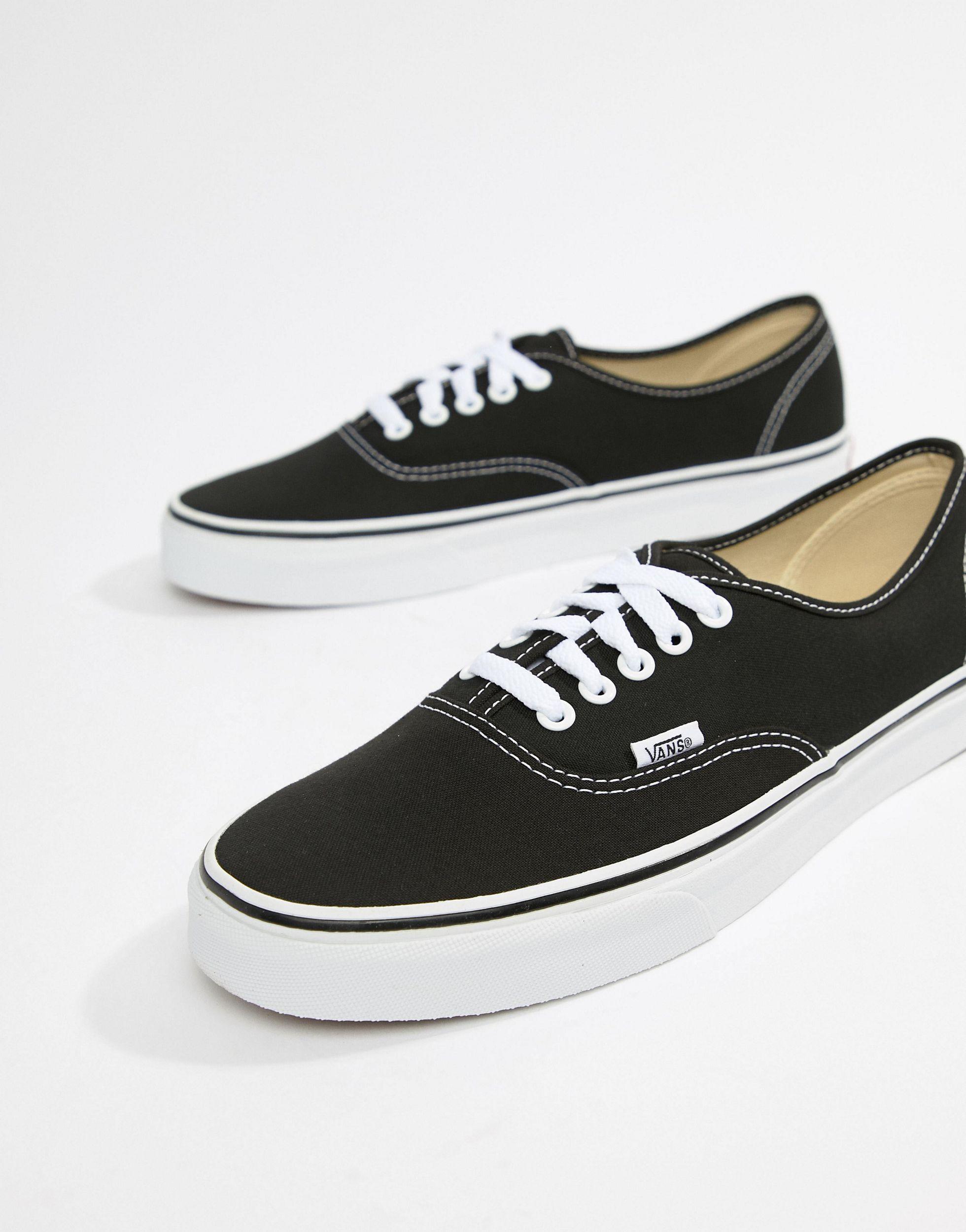Vans Canvas Old Skool Platform Skate/bmx Shoes in Black/White (Black