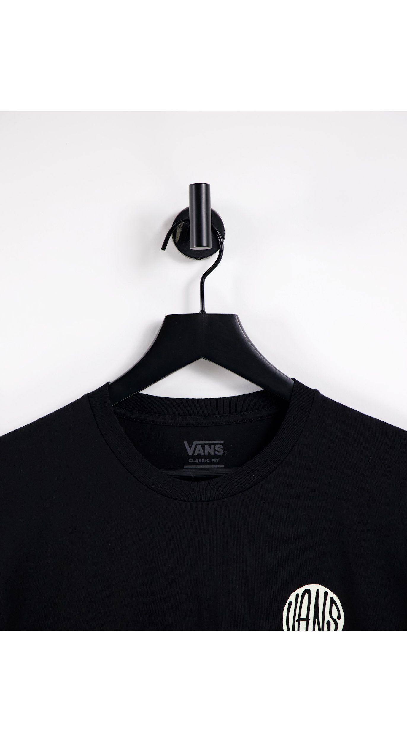 Vans Planta Back Print T-shirt in Black 